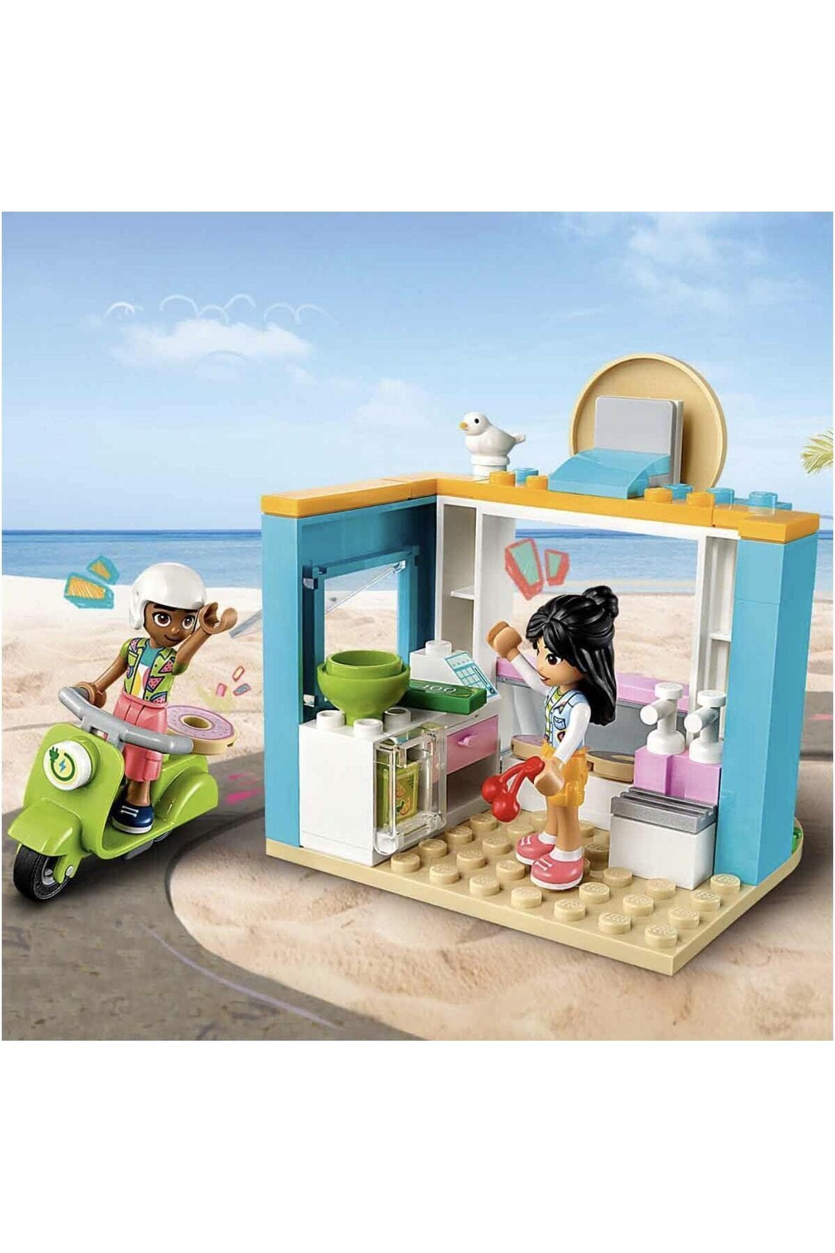 ® فروشگاه دونات فرندز ۴۱۷۲۳ – مجموعه ساختنی اسباب‌بازی برای کودکان ۴ سال به بالا (۶۳ قطعه)