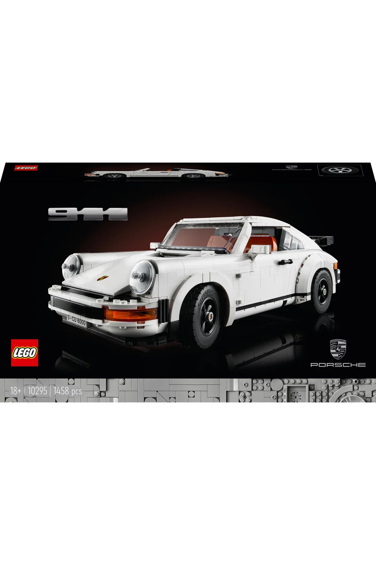 ® Creatorporsche 911 10295- کیت ساخت مدل کلکسیونی کلاسیک برای بزرگسالان (1458P)