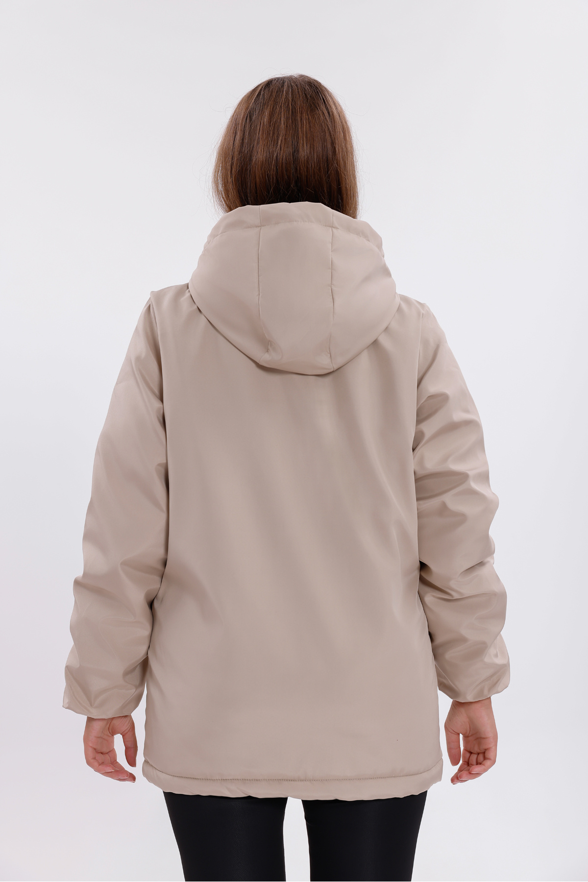 Montland  Kadın Taş İçi Kürklü Su Ve Rüzgar Geçirmez Kapüşonlu Kışlık Mont & Kaban & Parka - Görsel 6