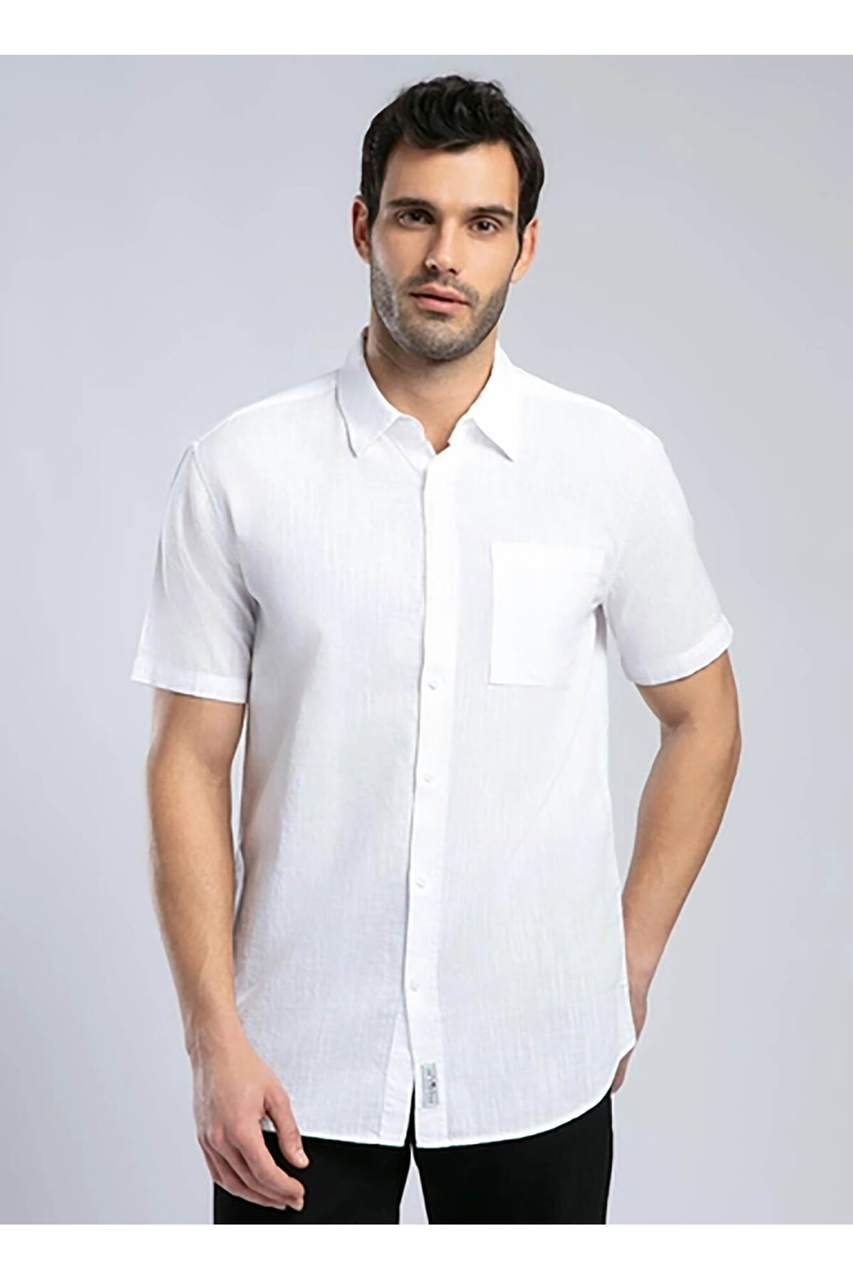 پیراهن مردانه راسته آستین کوتاه | لی کوپر Lee Cooper 252 LCM 241018 - تصویر 2