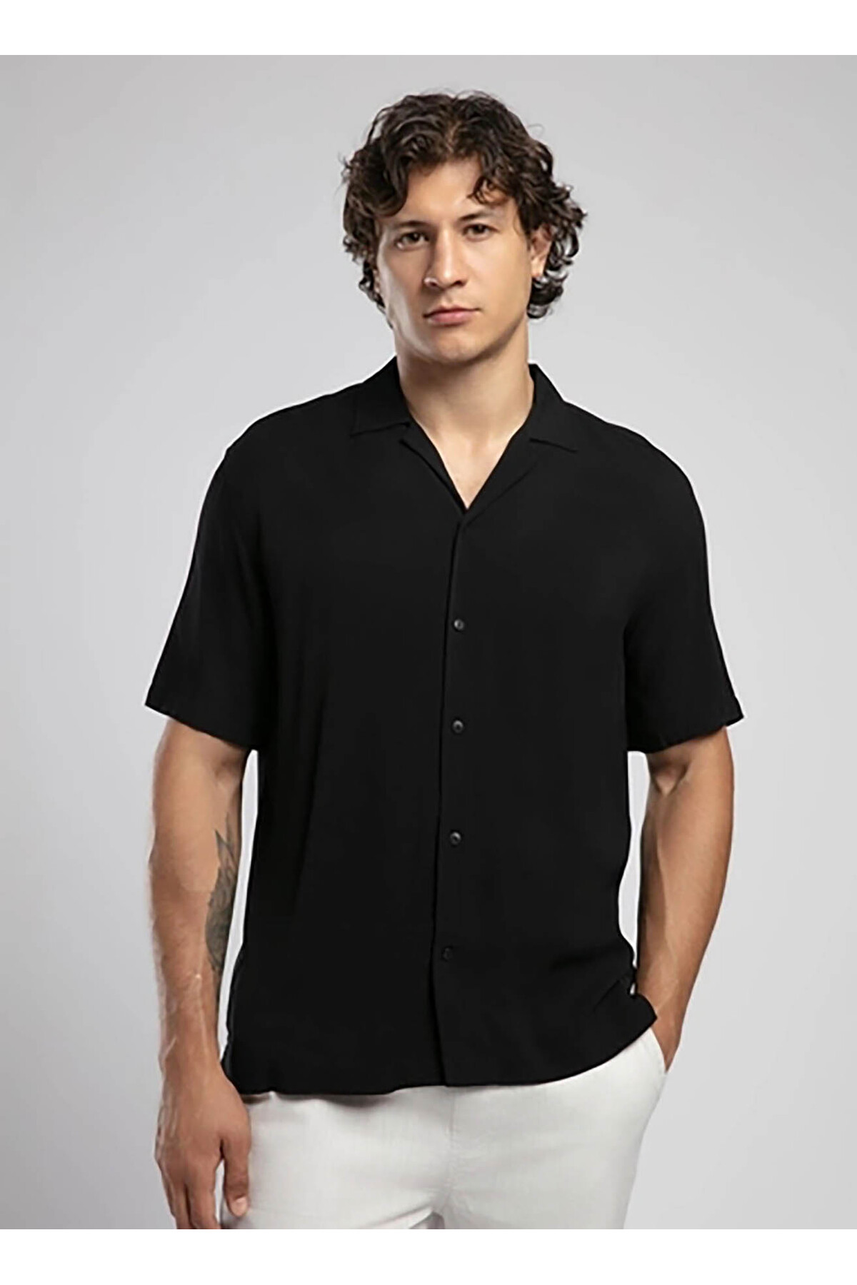 پیراهن مردانه راسته آستین کوتاه | لی کوپر Lee Cooper 252 LCM 241020 - تصویر 2