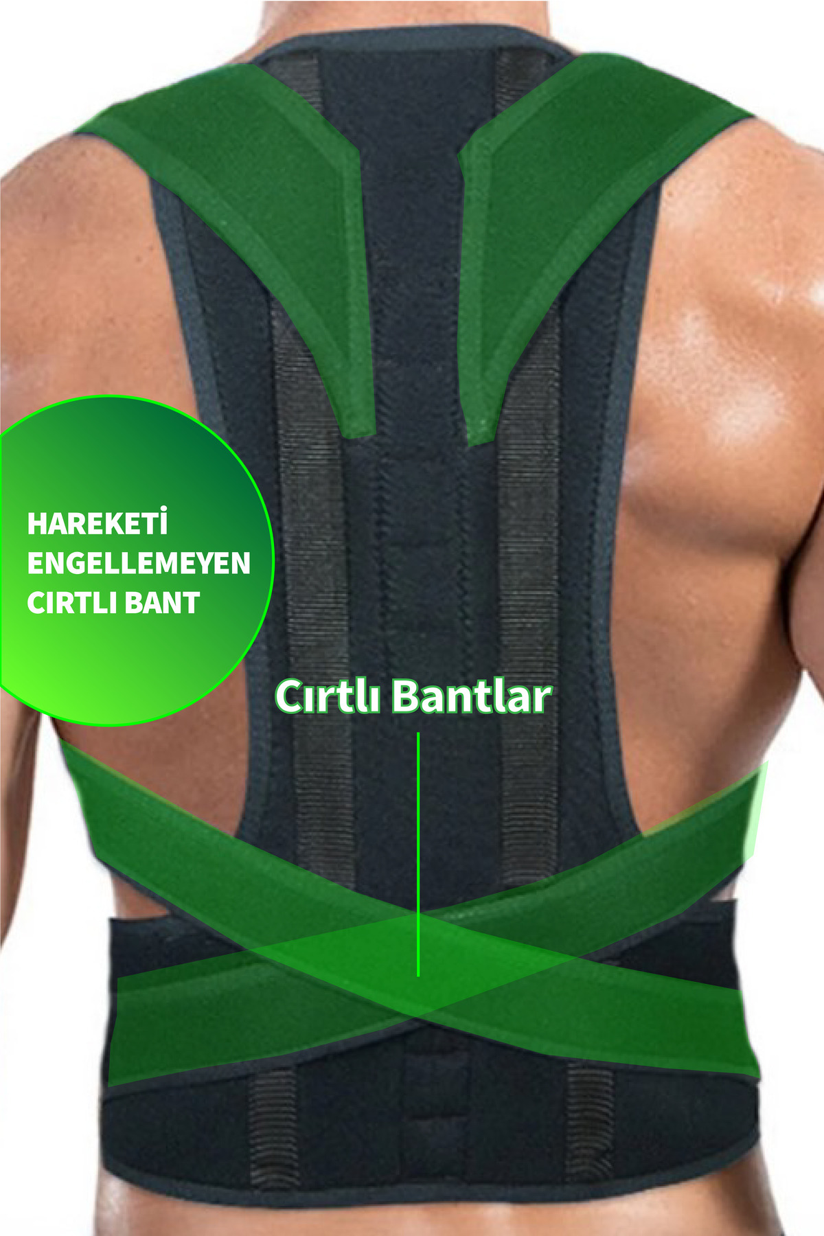 Arnee Dik Duruş Korsesi Kadın Erkek Dik Durmak için Kamburluk Kifoz Bel Sırt Ağrısı Giderici Destekleyici Anti Alerjik Balenli Korse görsel 6