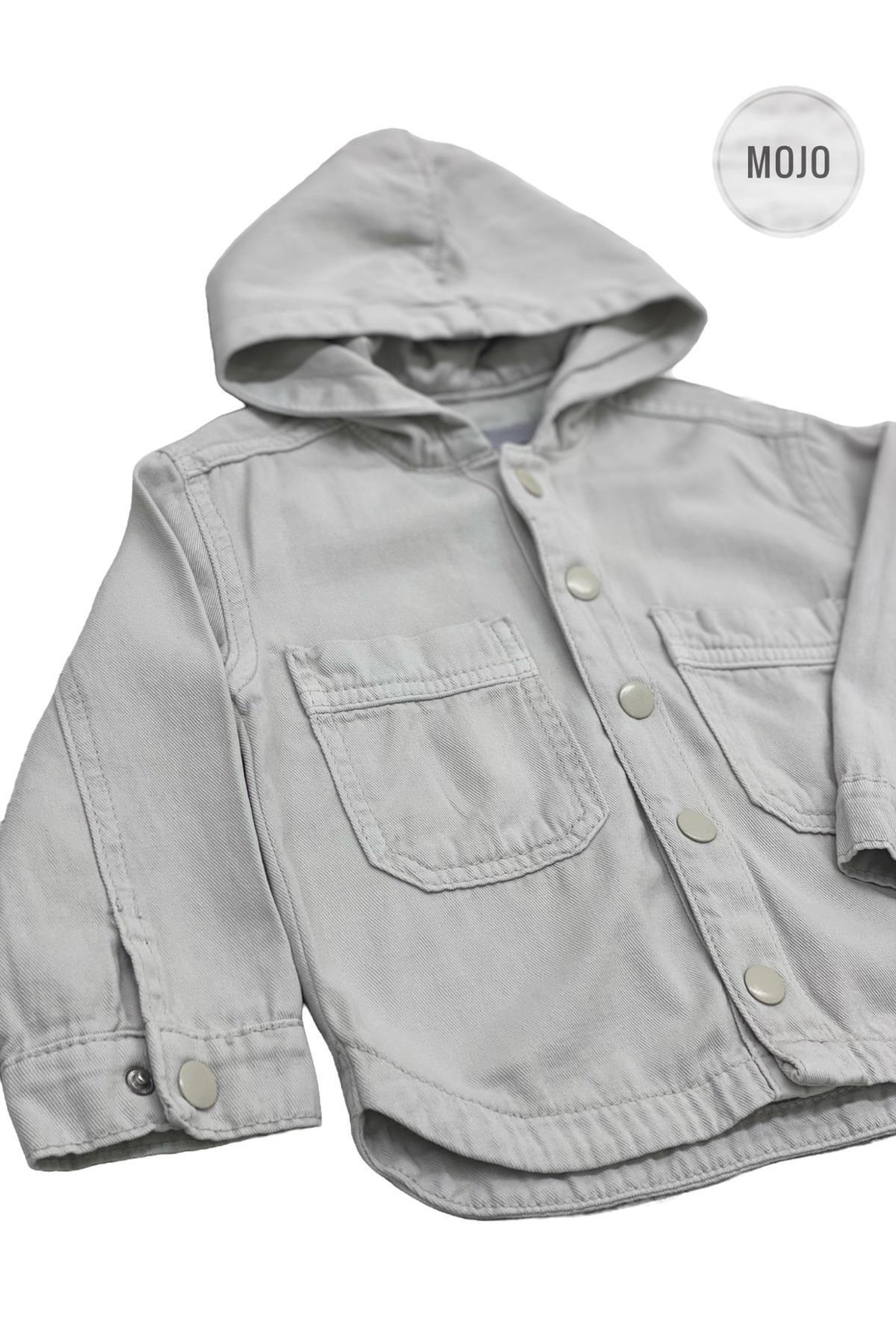 Jack Lions Mojo Erkek Bebek 1-5 Yaş Kapüşonlu Gömlek Ceket Taş Rengi fotoğrafı 6 (önizleme)