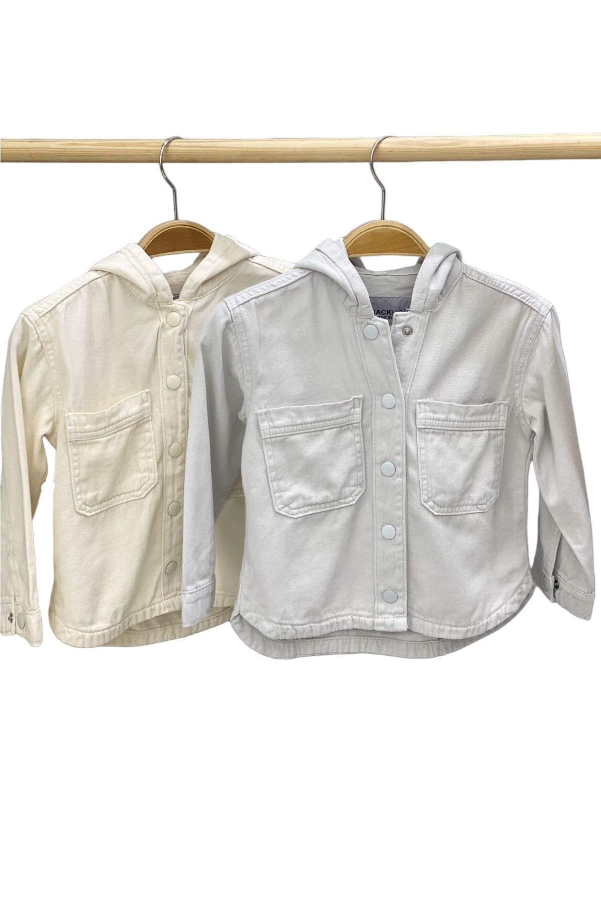 Jack Lions Mojo Erkek Bebek 1-5 Yaş Kapüşonlu Gömlek Ceket Taş Rengi fotoğrafı 7 (önizleme)