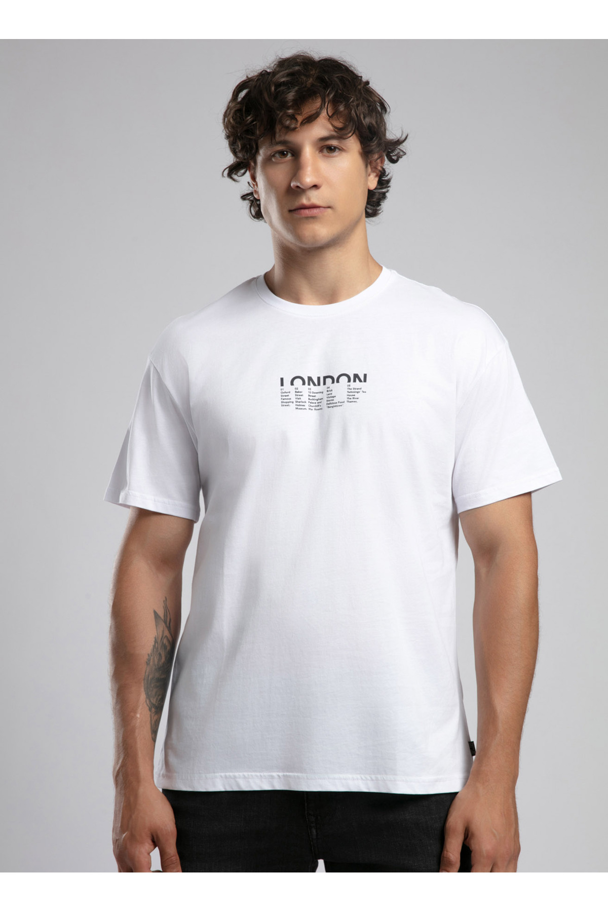 تی شرت مردانه طرح دار آستین کوتاه | لی کوپر Lee Cooper 252 LCM 242025 - تصویر 2