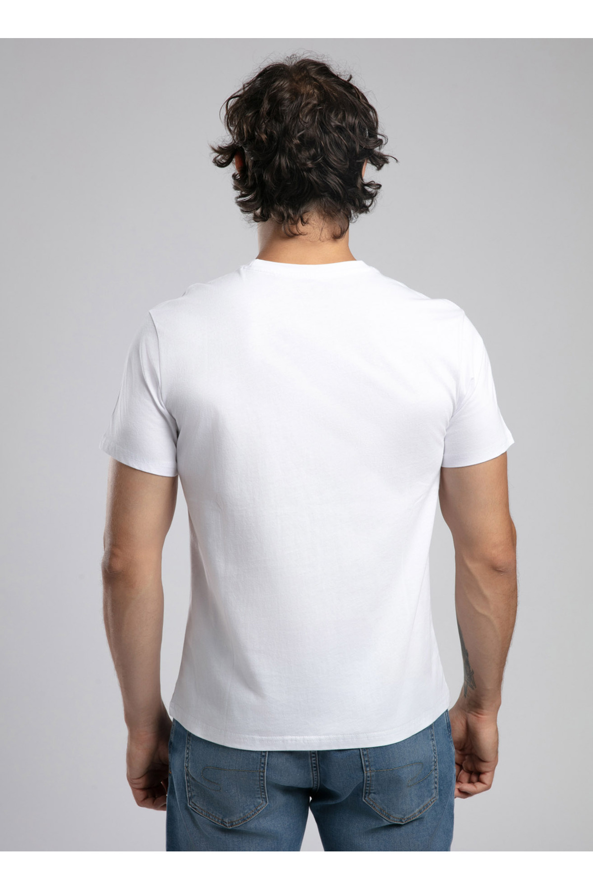 تی شرت مردانه راسته آستین کوتاه | لی کوپر Lee Cooper 252 LCM 242039 - تصویر 3
