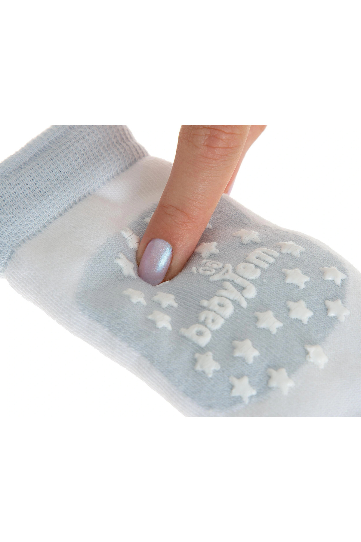 Babyjem Emekleme Dizliği Örgü - Mavi fotoğrafı 5 (önizleme)