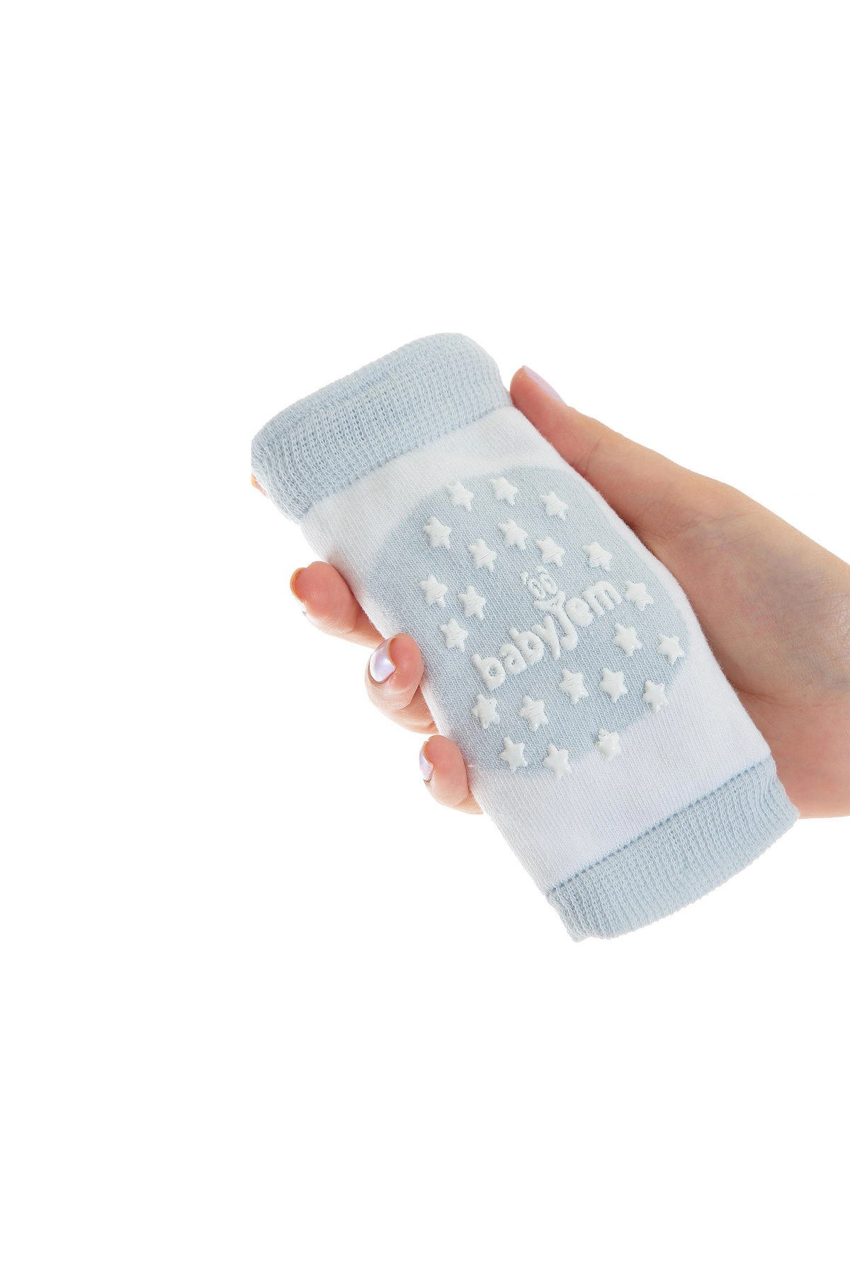 Babyjem Emekleme Dizliği Örgü - Mavi fotoğrafı 3 (önizleme)