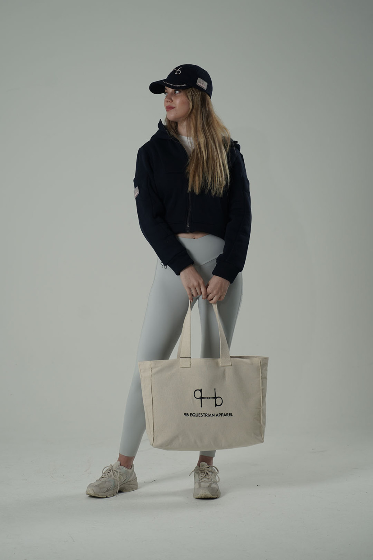 PB EQUESTRIAN APPAREL Kanvas Omuz Çantası görsel 3