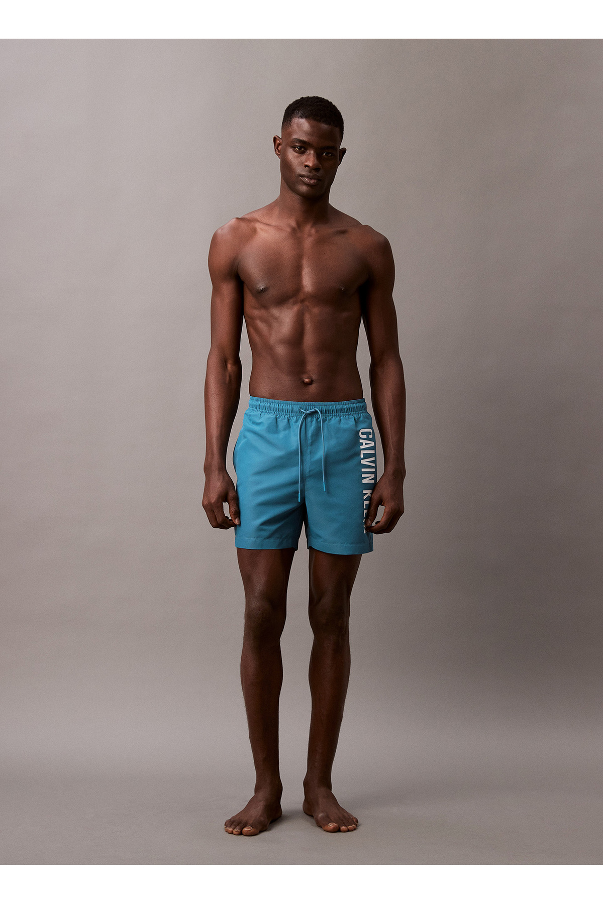 کلوین کلاین شورت شنا مردانه آبی Km0km01092cj6