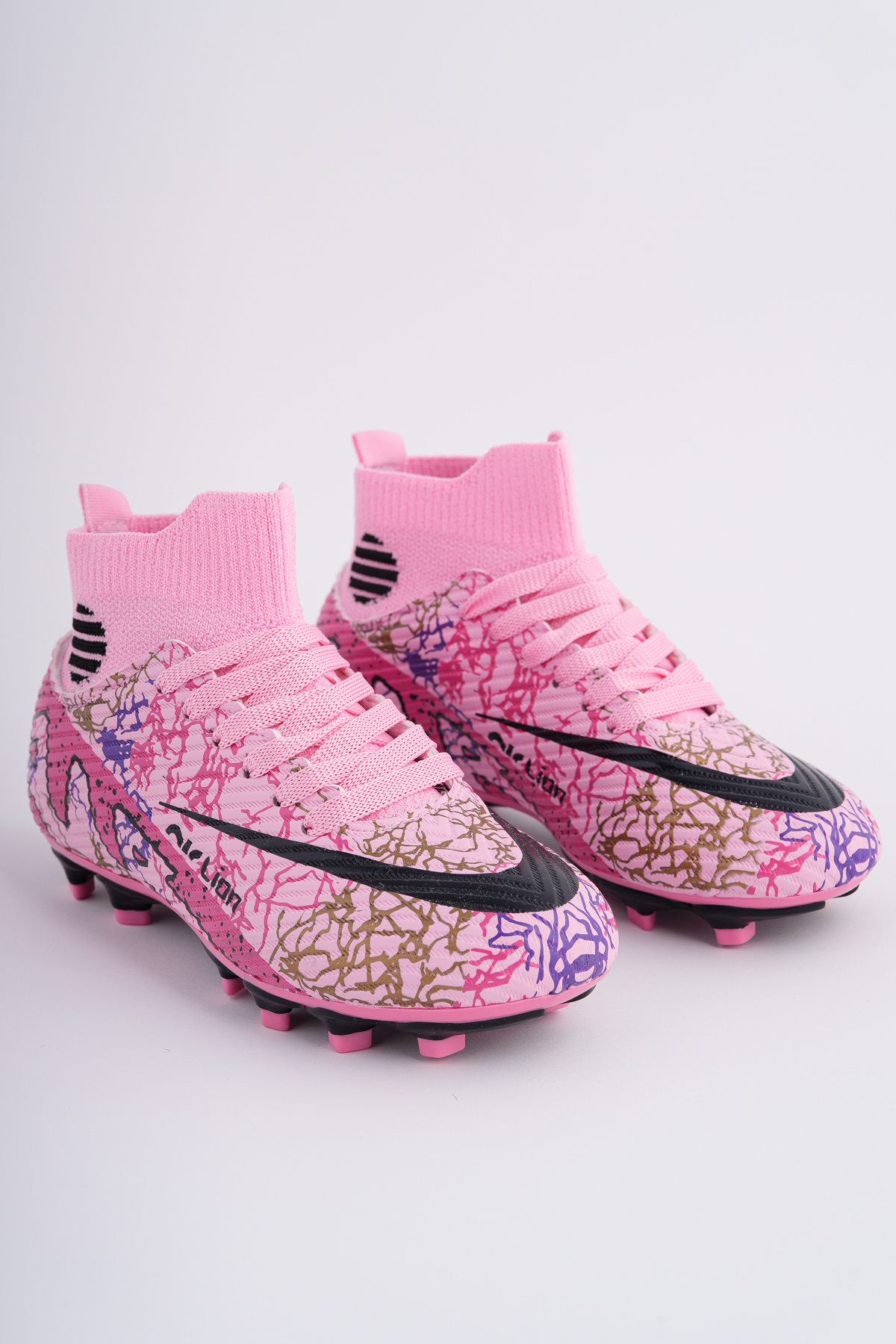 McDark ERKEK KRAMPON ÇORAPLI BİLEKTEN SARMALI ÇİVİSİZ ERGONOMİK ESNEK FUTBOL KRAMPON AYAKKABI