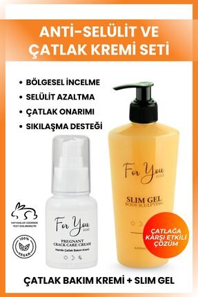 For You Gold Slim Jel (Slim Gel) Selülit Jeli ve Çatlak Oluşumunu Azaltmaya Y...