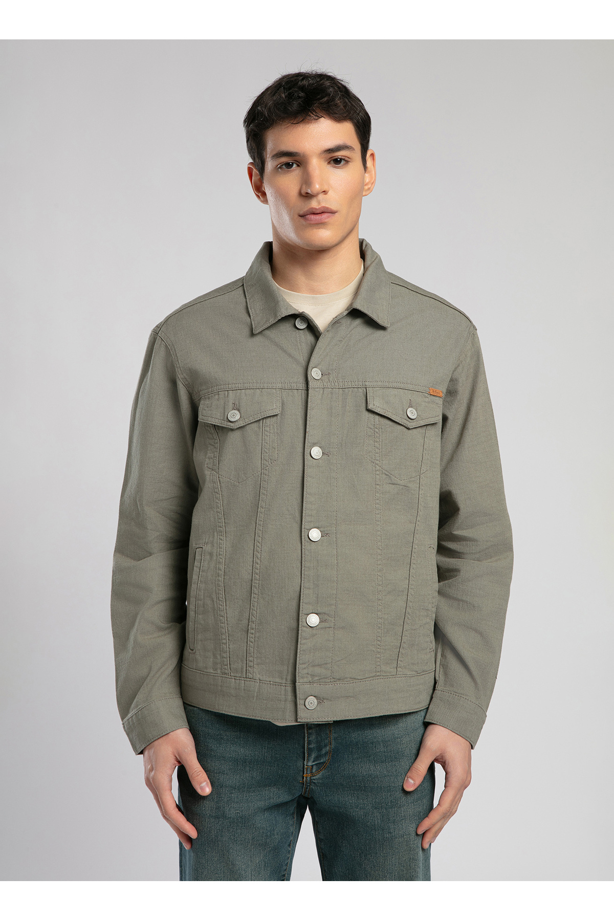 کاپشن مردانه راسته آستین بلند | لی کوپر Lee Cooper 252 LCM 231002 - تصویر 2