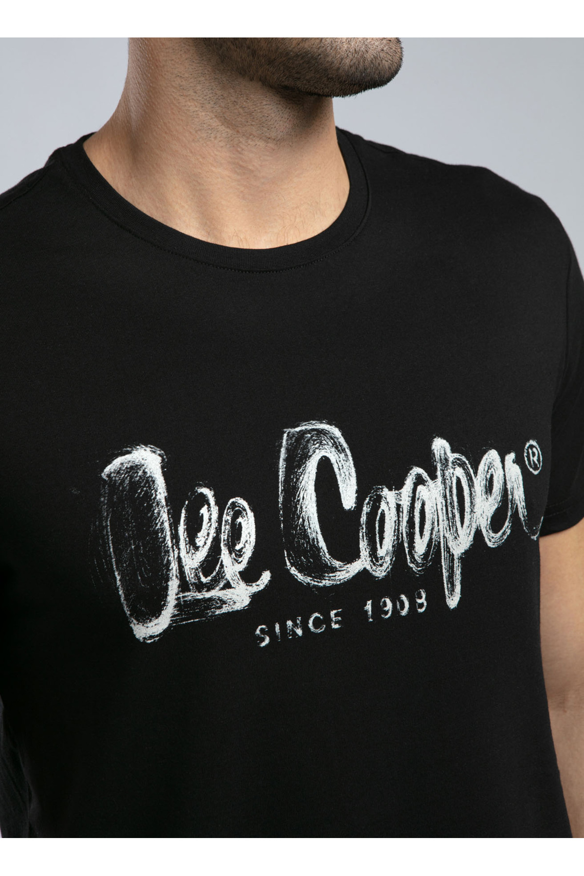 تی شرت مردانه راسته آستین کوتاه | لی کوپر Lee Cooper 252 LCM 242002 - تصویر 3