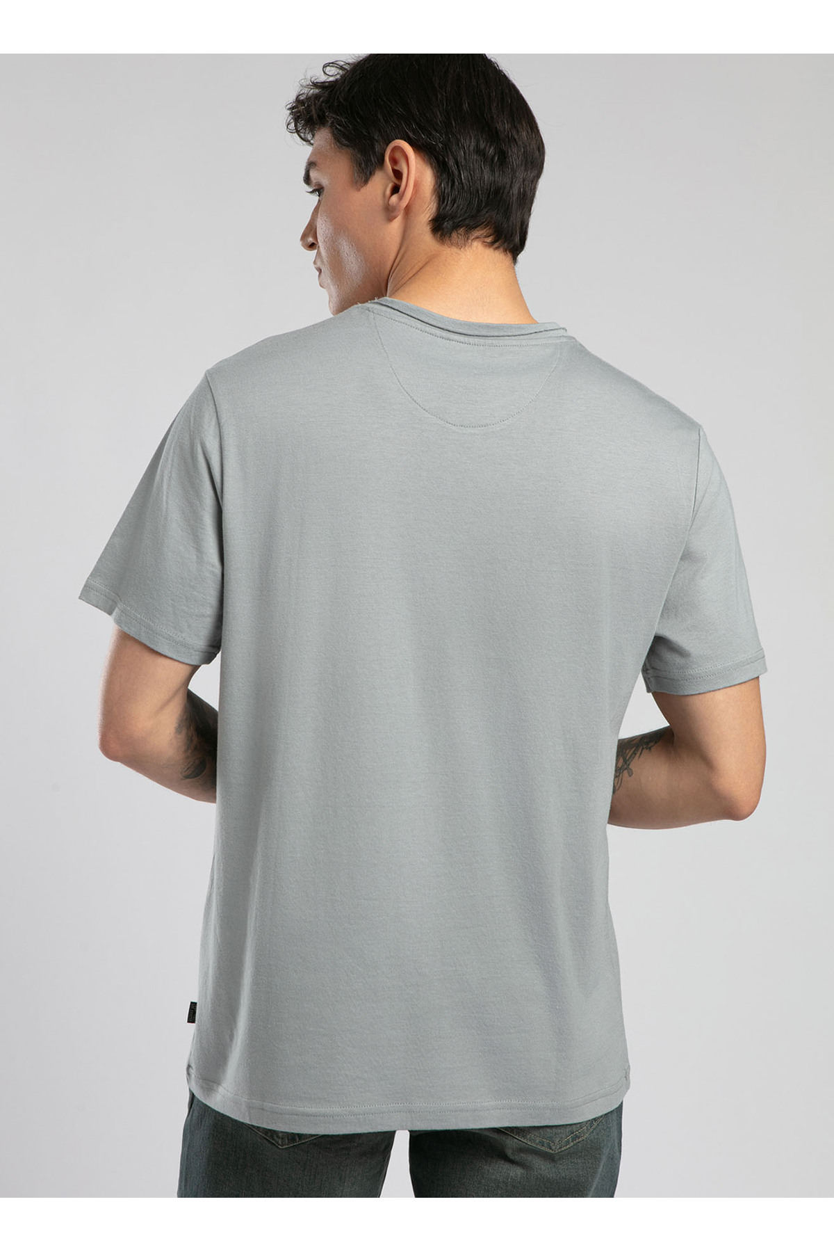 تی شرت مردانه راسته آستین کوتاه | لی کوپر Lee Cooper 252 LCM 242005 - تصویر 3