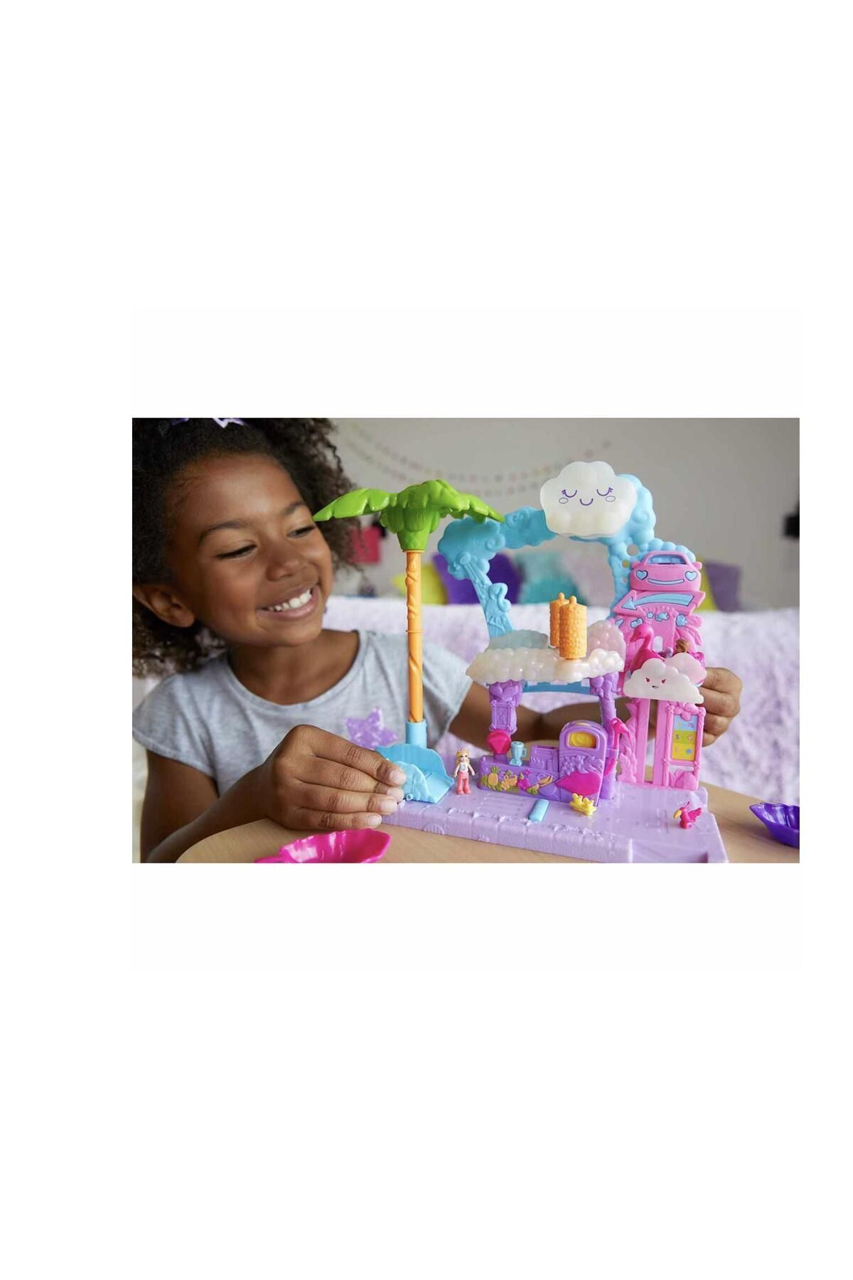 Polly Pocket Flamingo Araba Su Eğlencesi Hhj05 fotoğrafı 5 (önizleme)