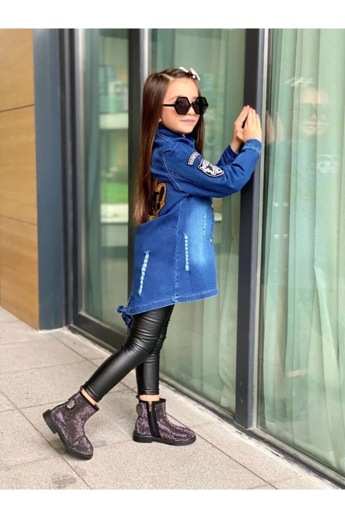 KOKOŞ BEBEK Boom Trench Kot Ceket - 2/12 Yaş fotoğrafı 3 (önizleme)