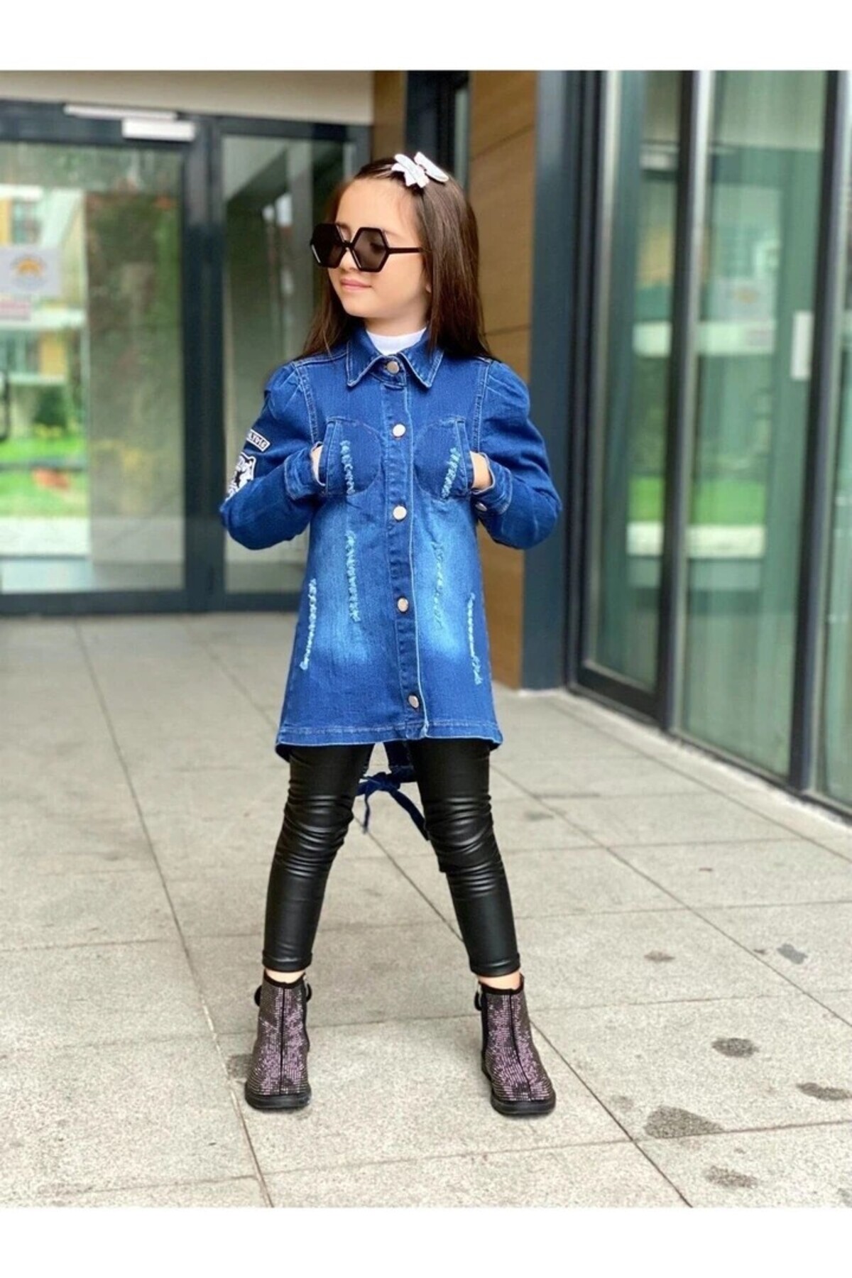 KOKOŞ BEBEK Boom Trench Kot Ceket - 2/12 Yaş fotoğrafı 4 (önizleme)