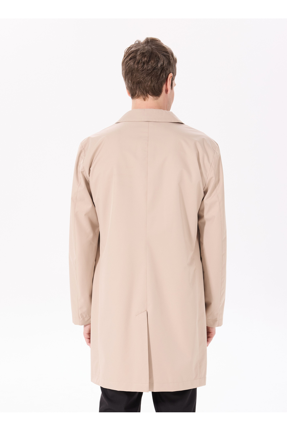 Hackett Bej Erkek Trençkot HM403171 görsel 5