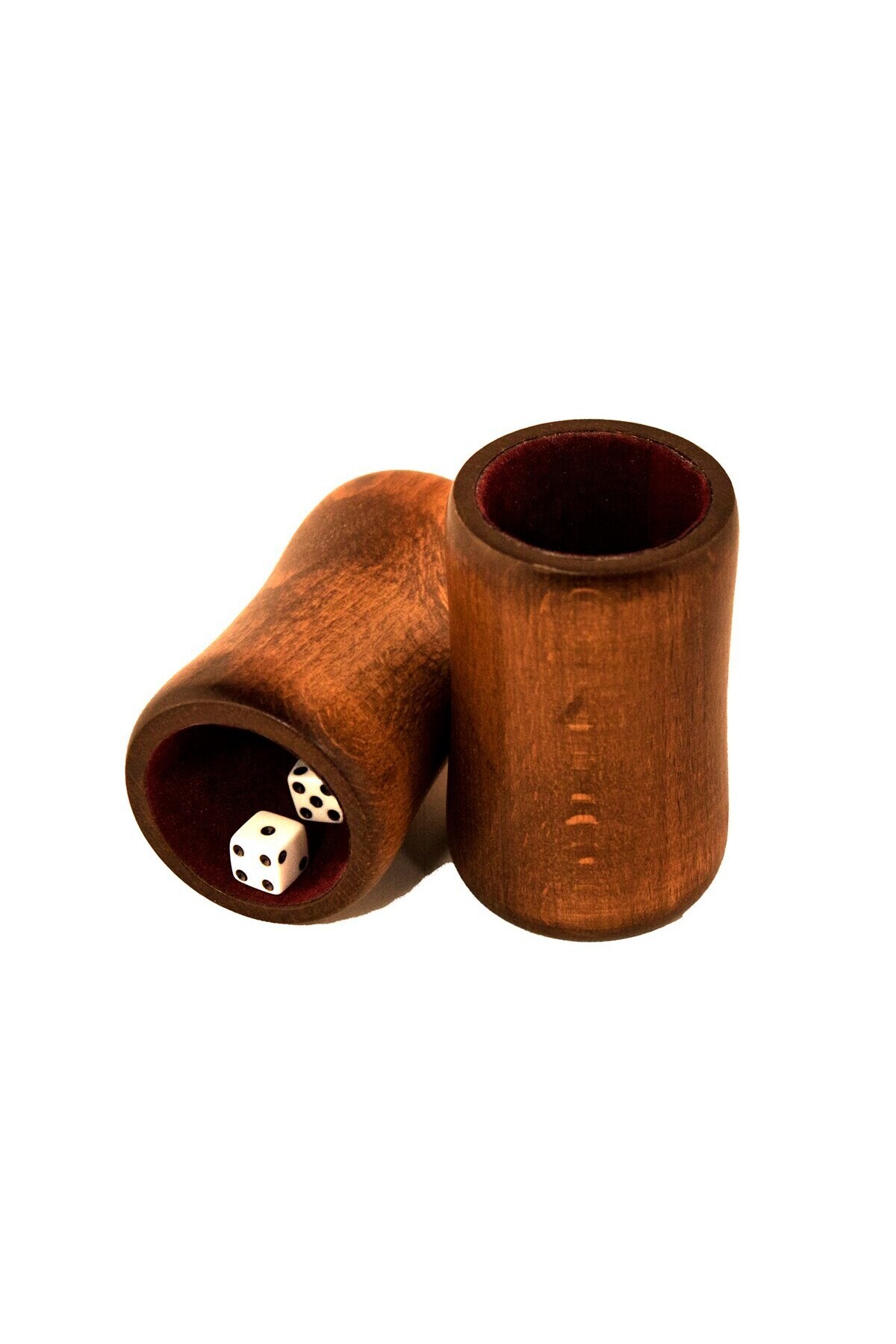 Helena Wood Art Ahşap Zar Fincanı (büyük Boy 2 Ad.)