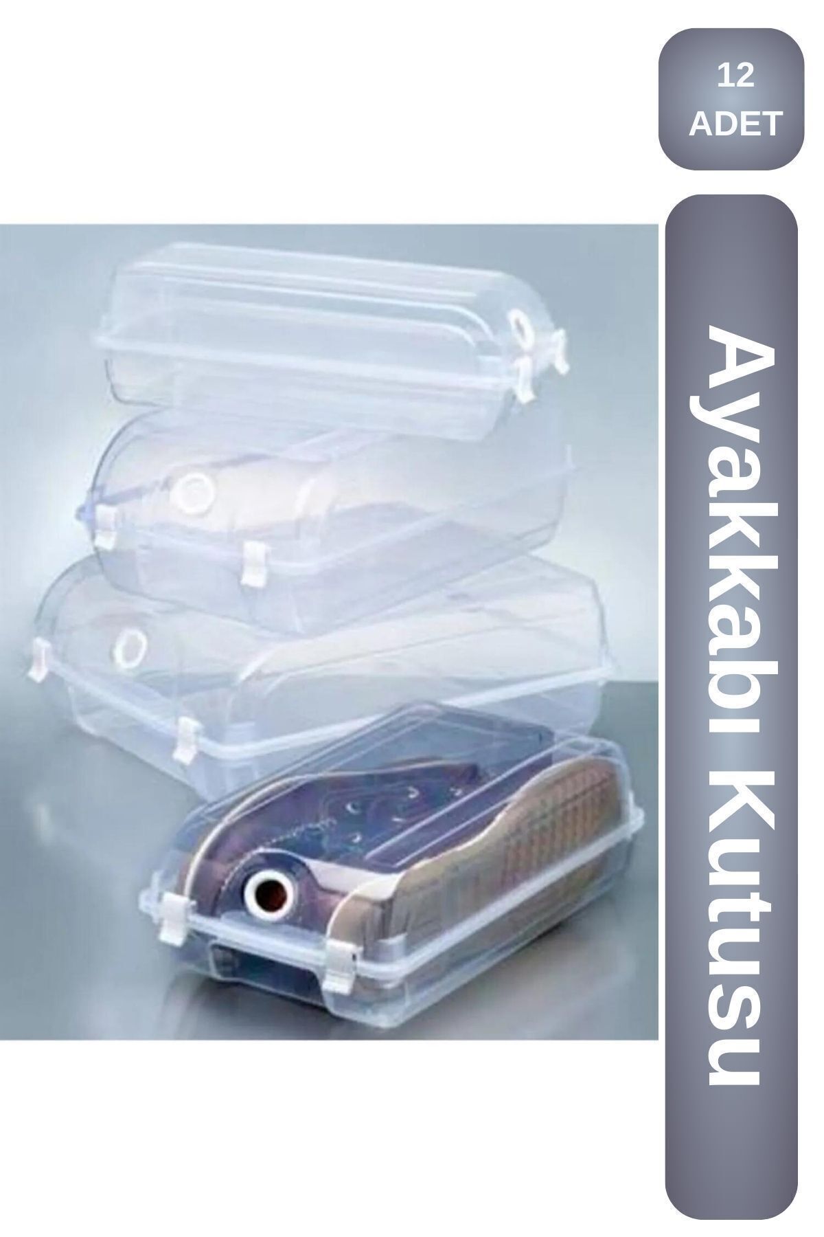 Viyalente 12 Adet Gondol Erkek Ayakkabı Kutusu