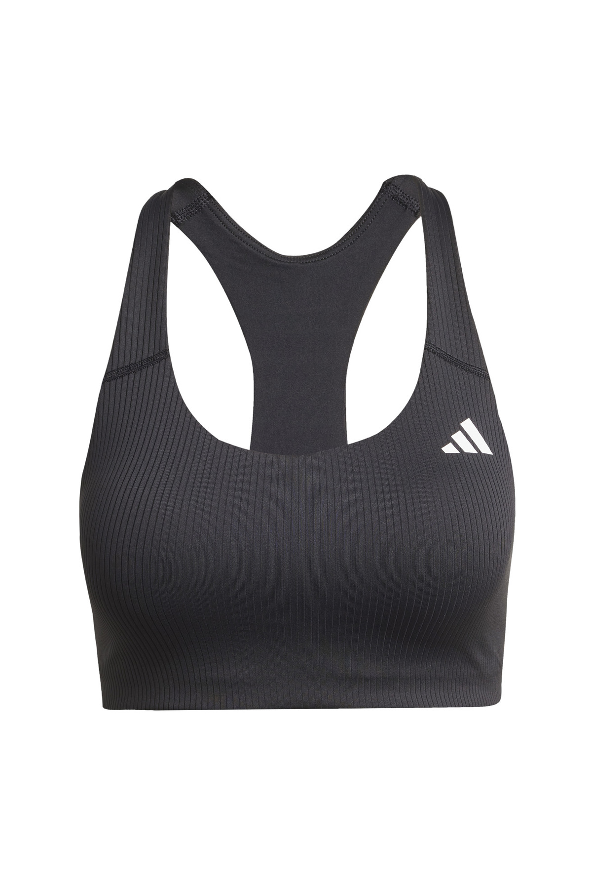 adidas JD7186 PWI RIB MS Siyah Sporcu Sütyeni görsel 5