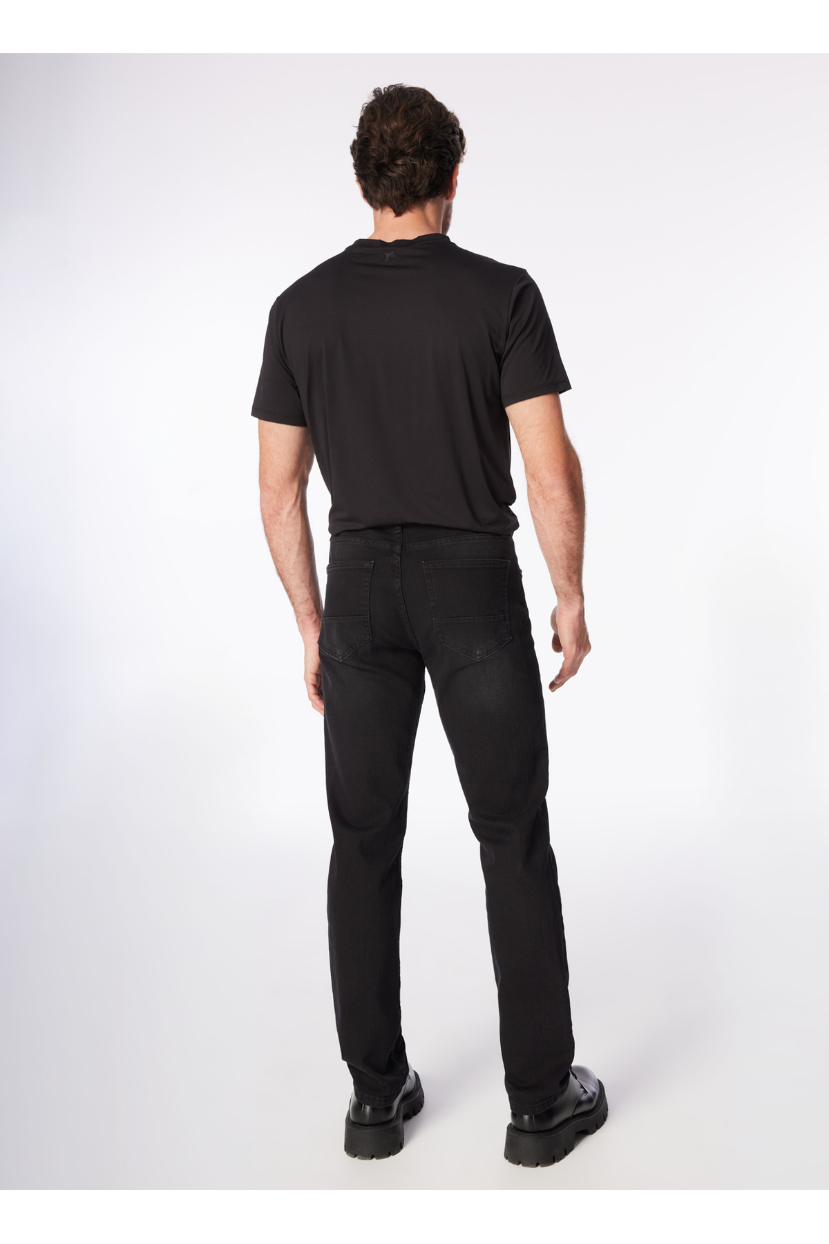 Fabrika Siyah Erkek Slim Fit Denim Pantolon AKA 3 görsel 6