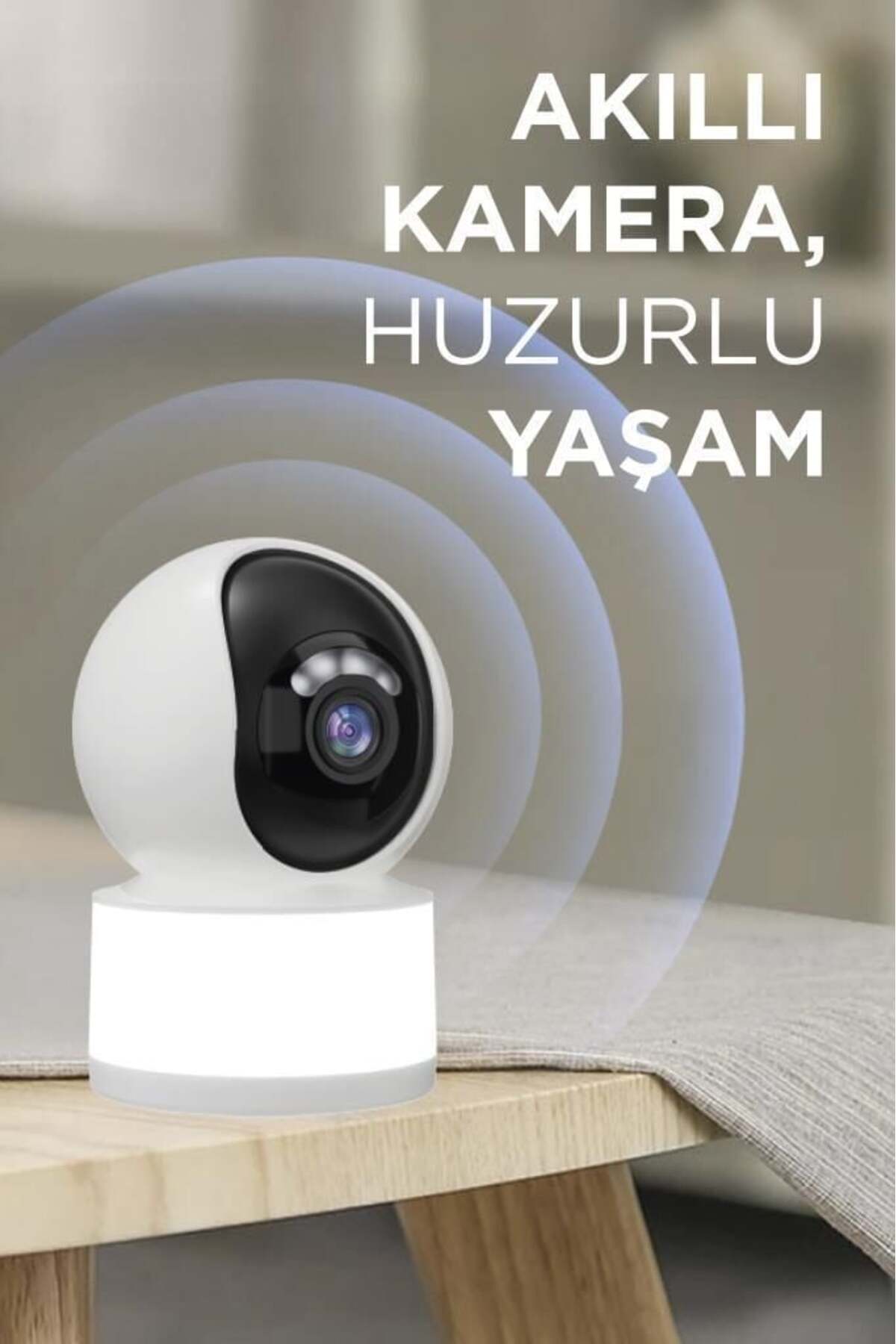tosbai WİFİ Kamera, Bebek, Pet Izleme Güvenlik Kamerası, Gece Görüşlü /Hafıza Kartı Hediyeli (3 ADET) fotoğrafı 5 (önizleme)