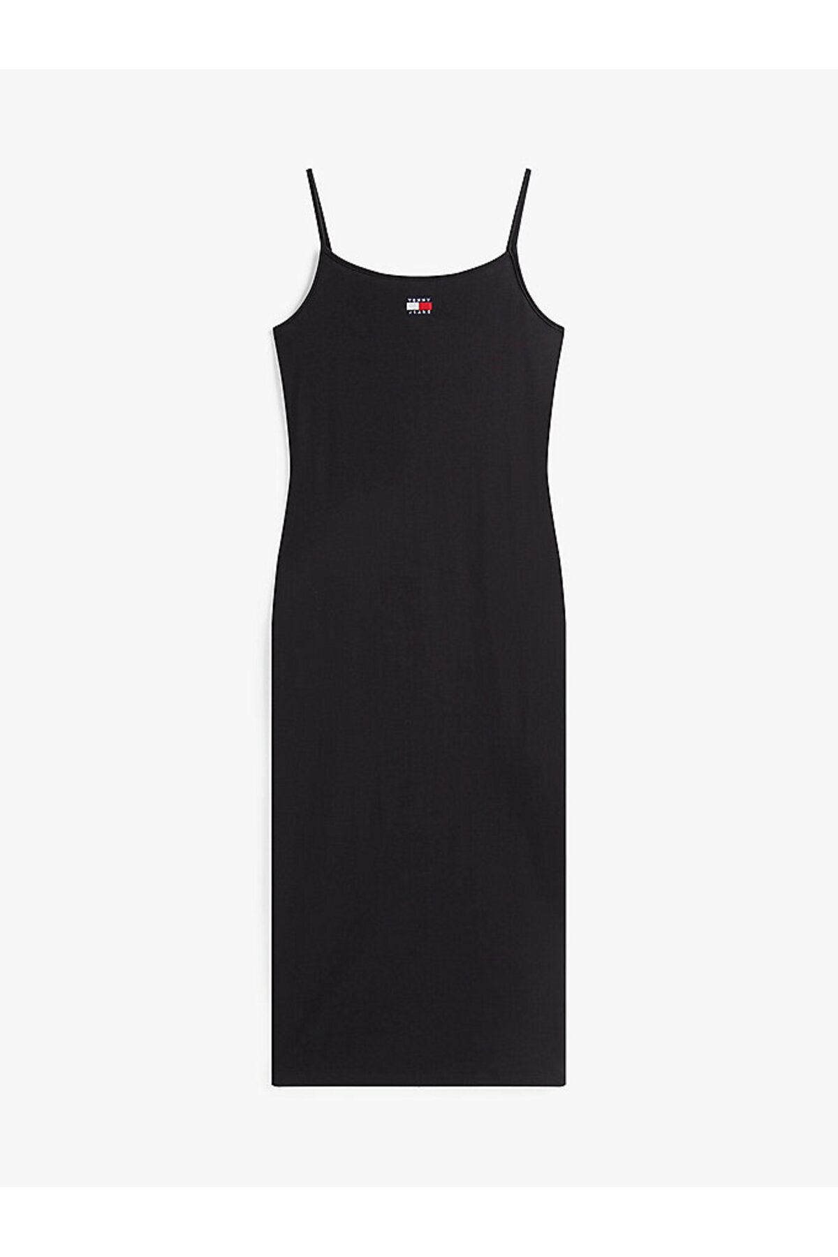 Tommy Hilfiger Sukienka midi TJW STRAPPY BADGE RIB