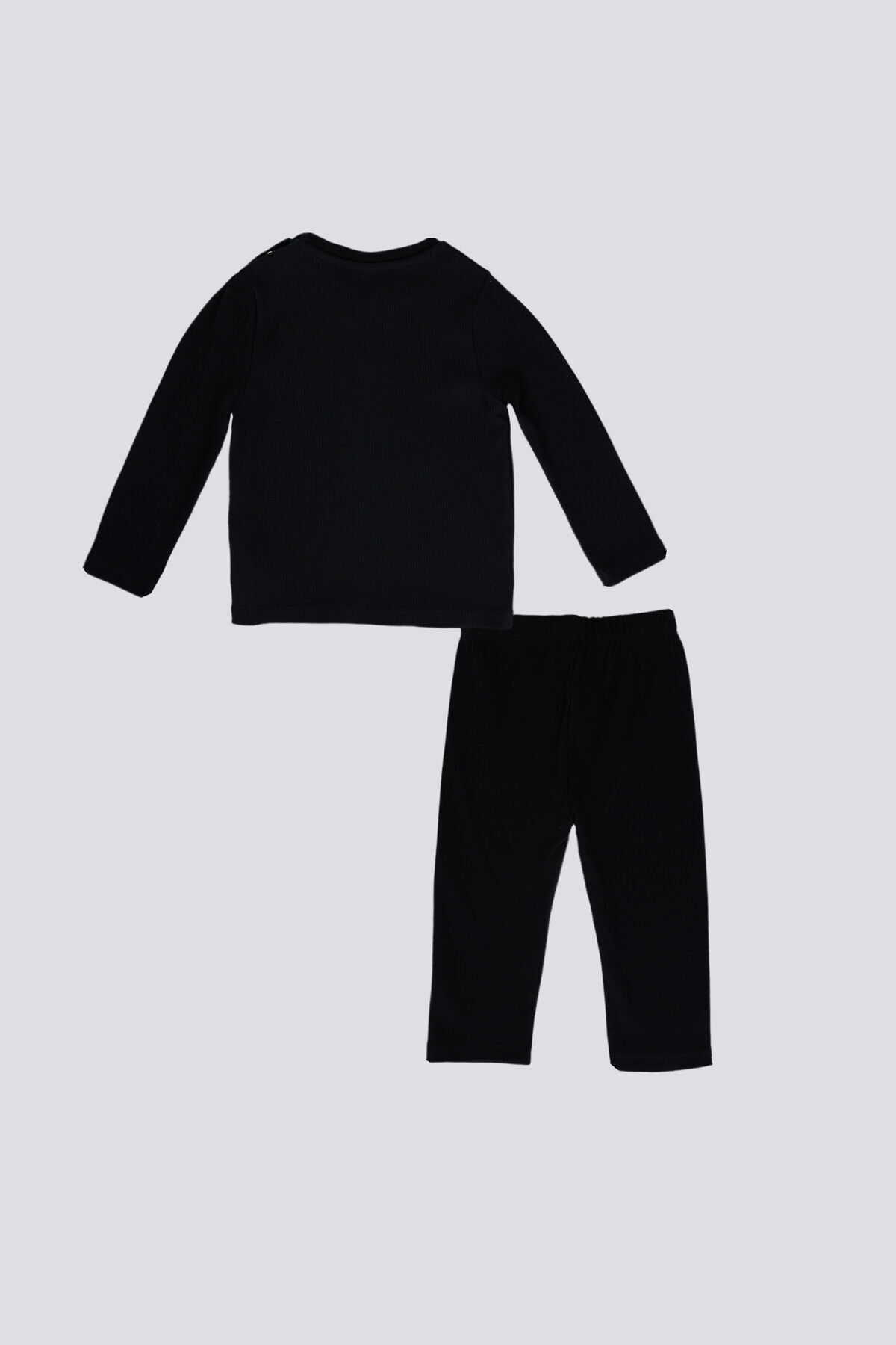 U.S. Polo Assn. Erkek Bebek Siyah 2li Bebek Takım fotoğrafı 3 (önizleme)