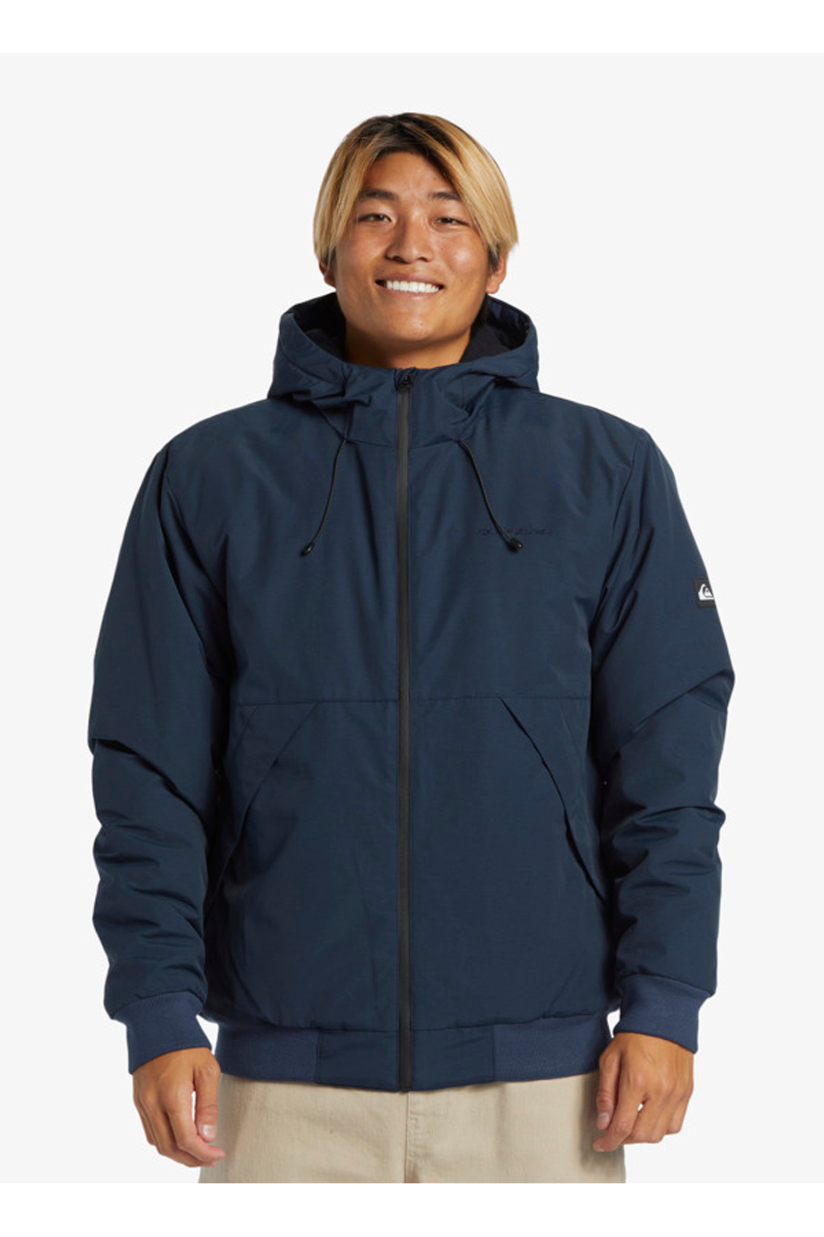 کوییک سیلور کاپشن مردانه سرمه‌ای EQYJK04089BROOKS 5K JACKET