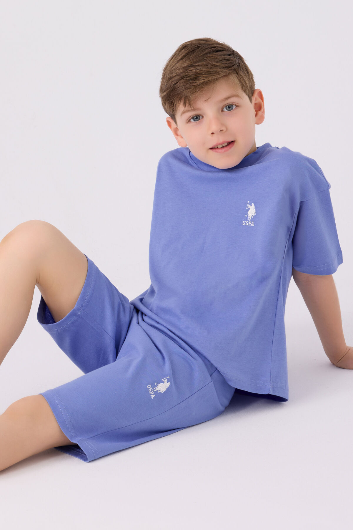 ست بالاتنه و پایین تنه پسرانه راسته فاق نرمال آستین استاندارد | یو اس پولو U.S. Polo Assn. US1779-C - تصویر 3