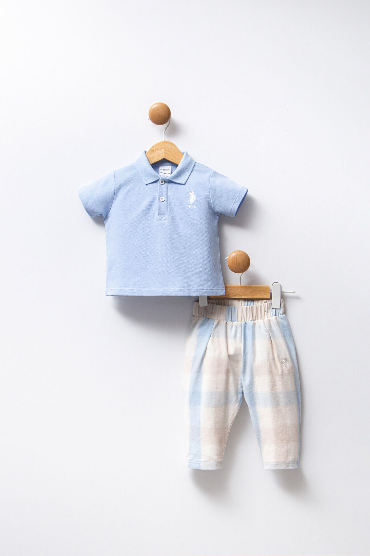 U.S. Polo Assn. U.S. Polo Assn Baby Boy Blue Set