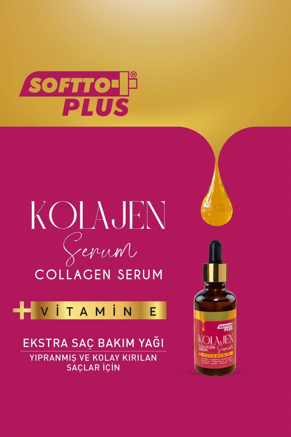 Kolajen Saç Bakım Serumu 50 ml - Ürün görseli