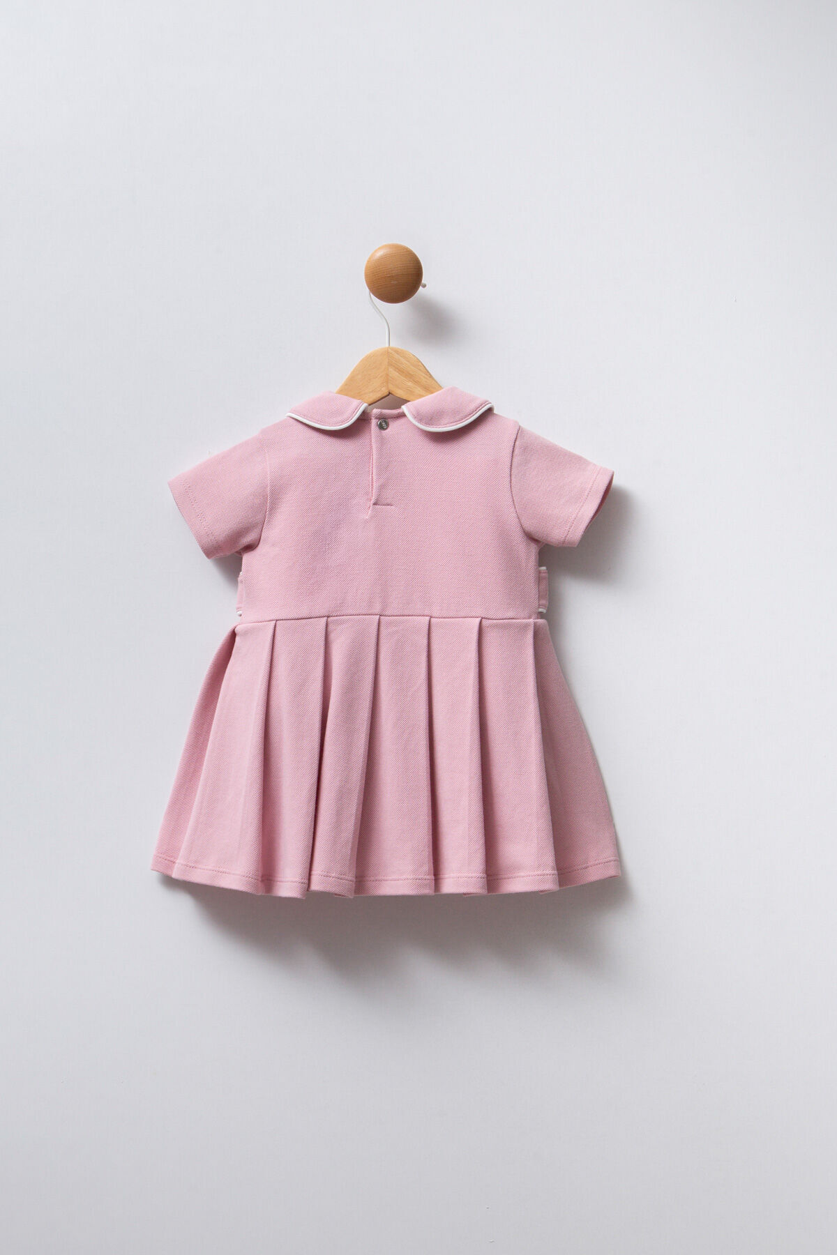 U.S. Polo Assn. Kız Bebek Pembe Elbise fotoğrafı 3 (önizleme)