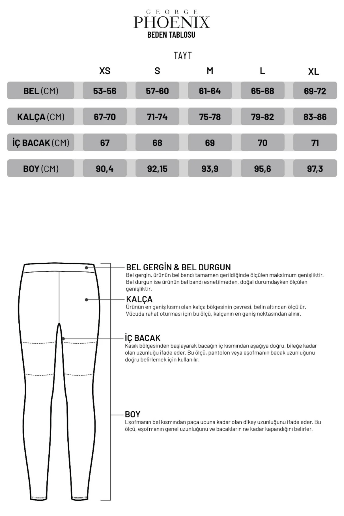 George Phoenix  Aero Motion Premium - Desenli Siyah Yüksek Bel Push-Up Toparlayıcı Tayt - Görsel 9