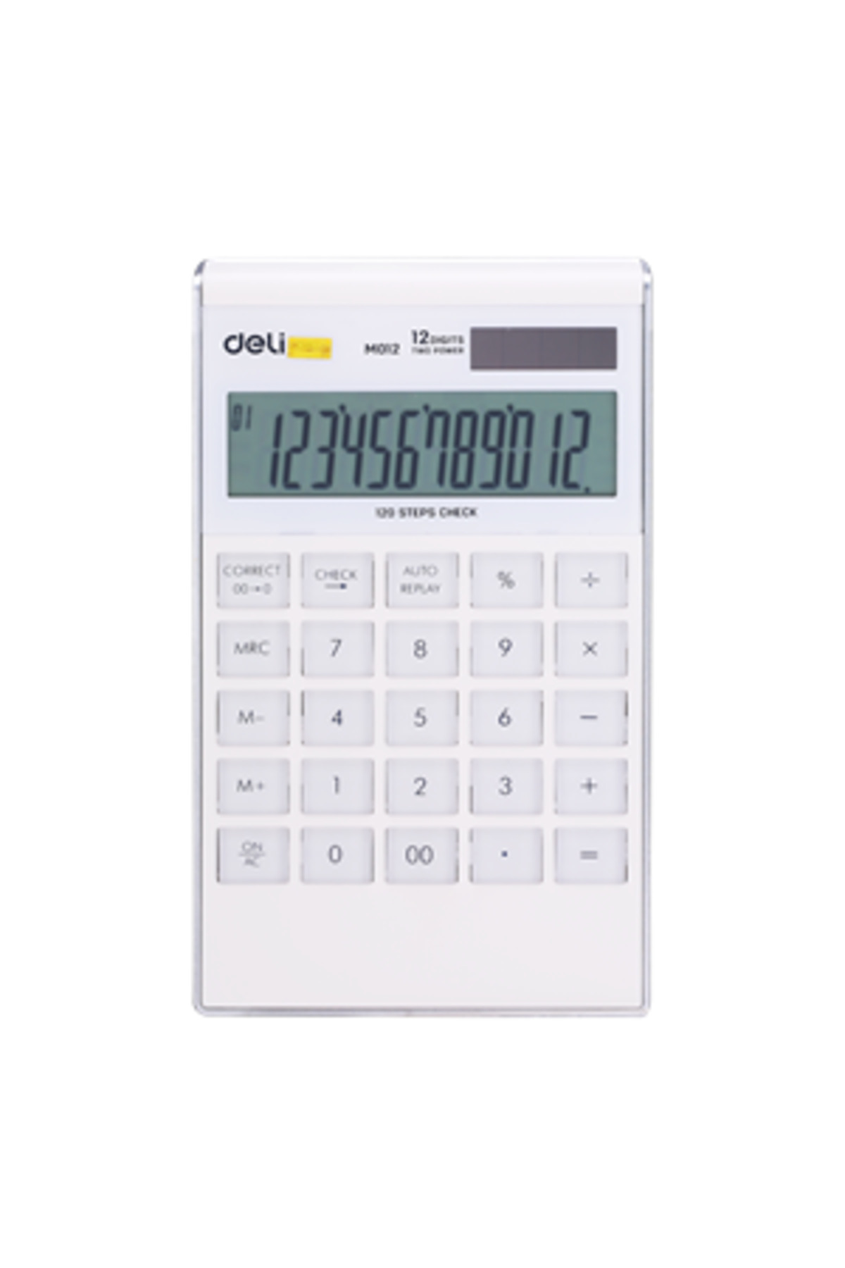 Deli Hesap Makinesi Touch 12 Hane Beyaz M01211