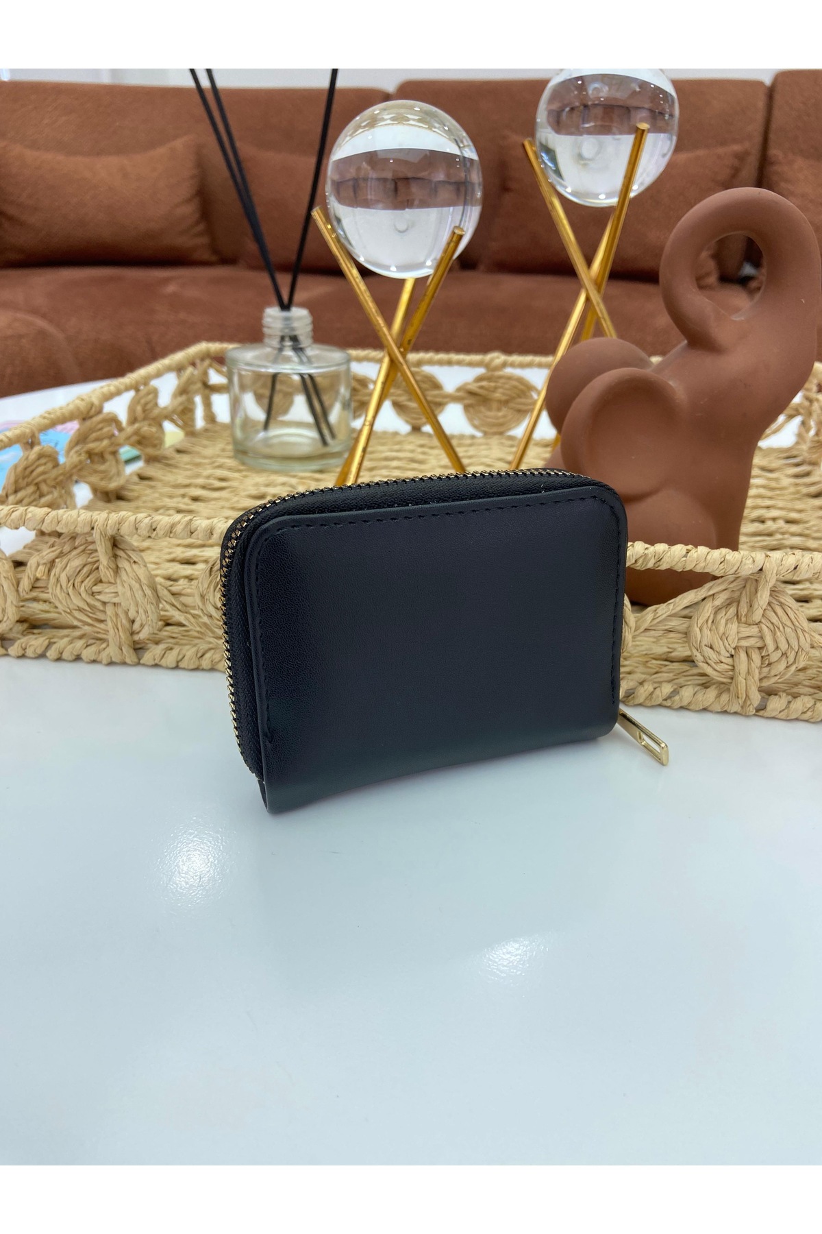 SHIKIRTI BAG STORE Fermuar Kapamalı Akordiyon Kartlık görsel 3
