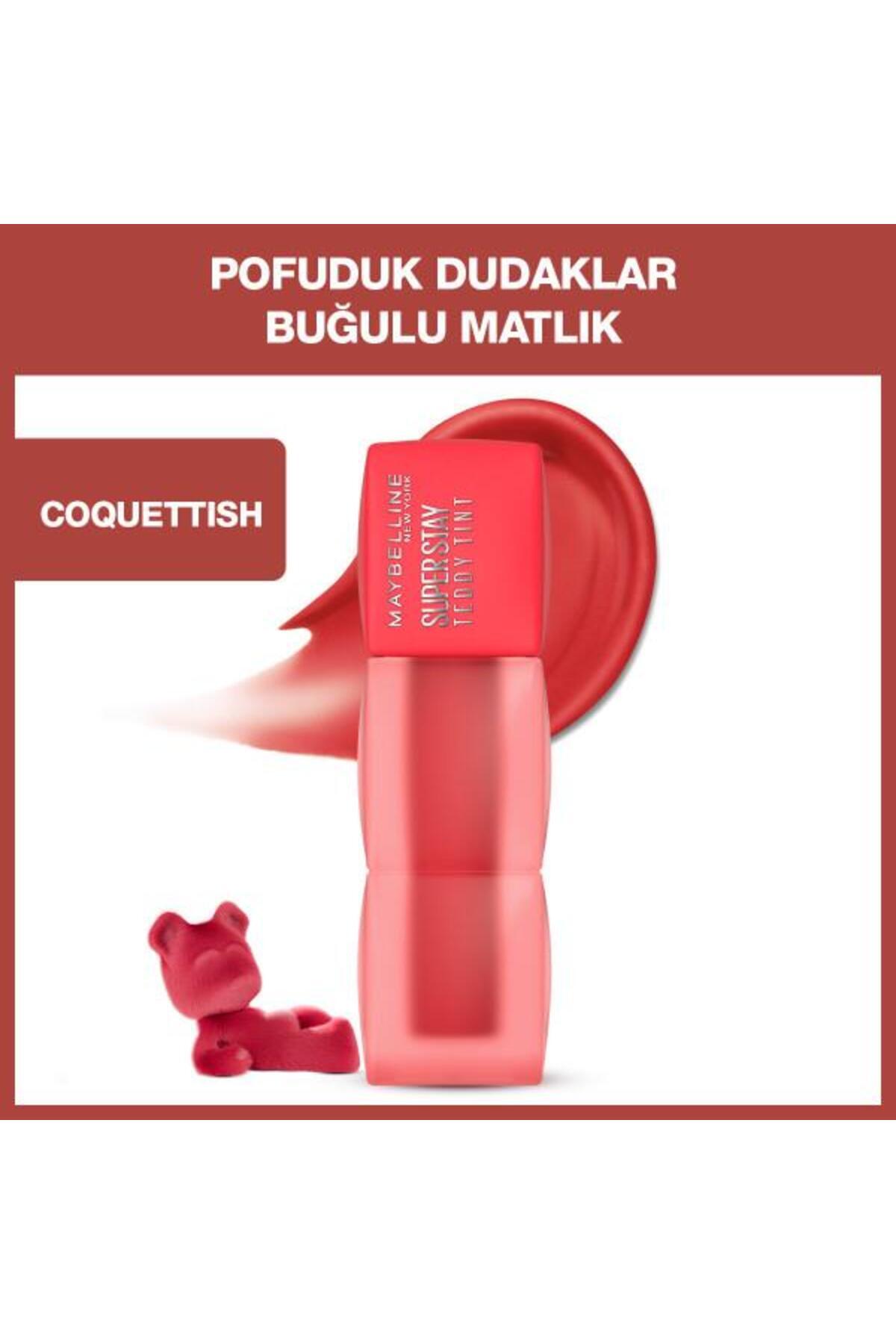Maybelline New York Maybelline Super Stay Teddy Tint Uzun Süre Kalıcı Likit Mat Tint 30 Coquettish
