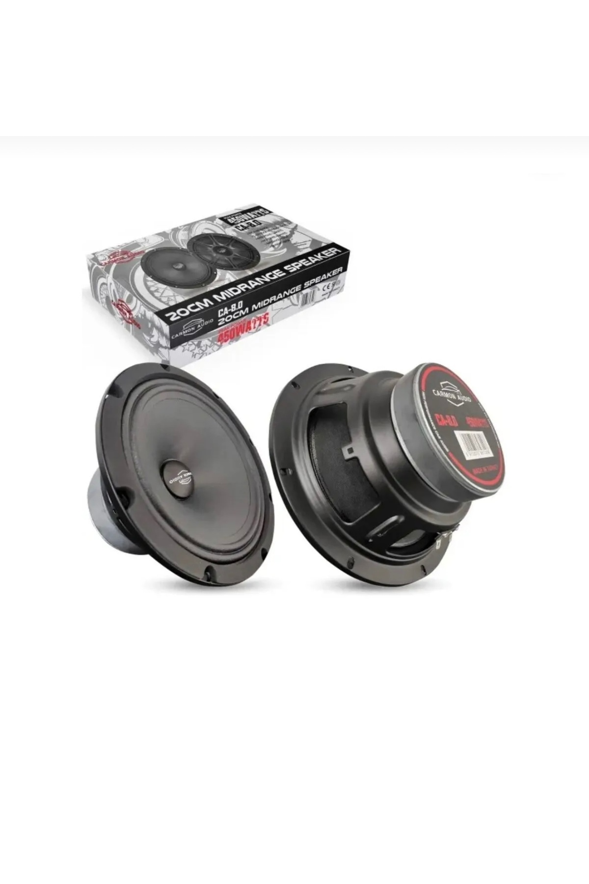 こころん様 BLOMSTER Carmon audio Ca-8.0 midrenge 20cm 450 waat oto höperlor