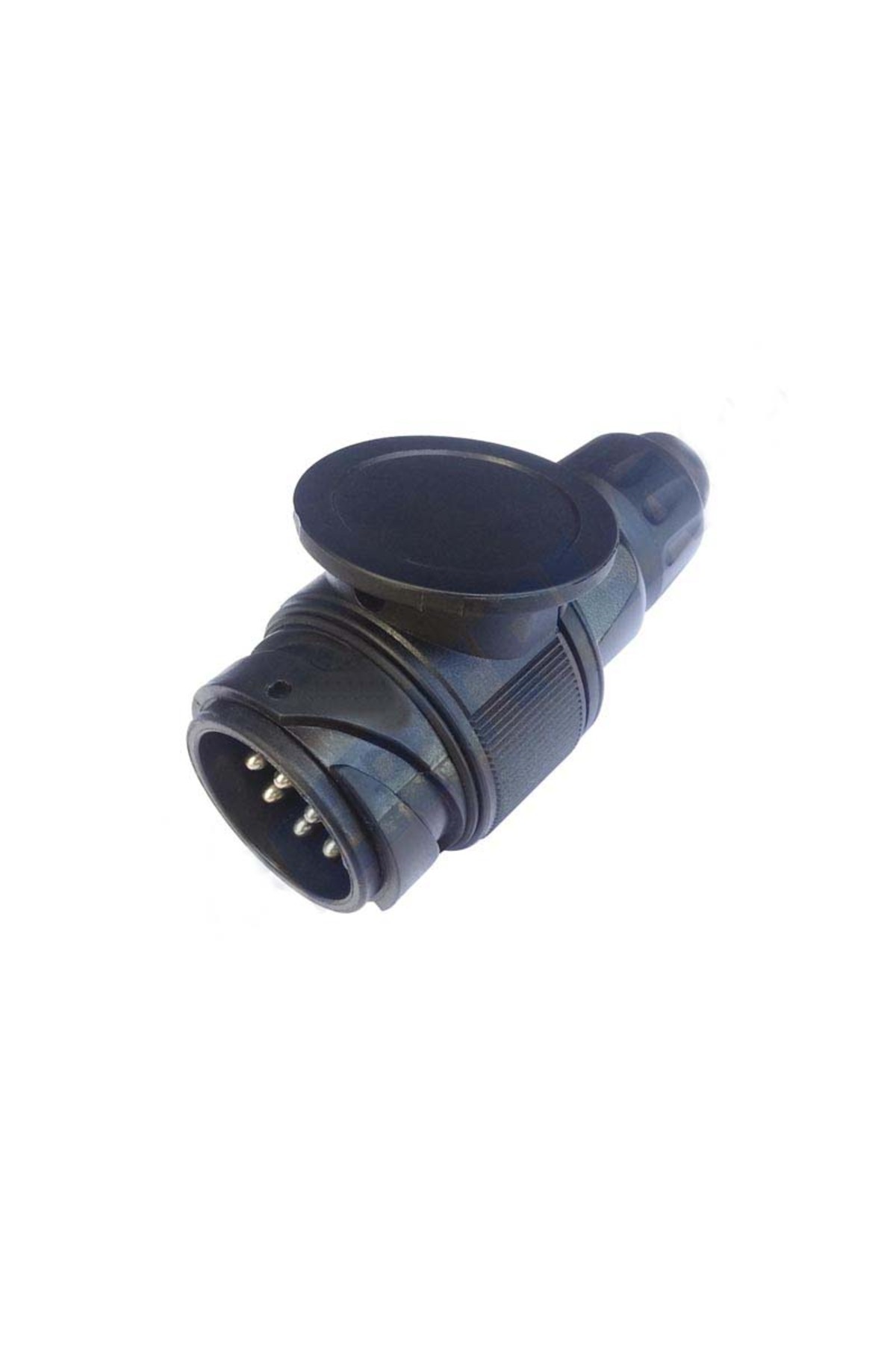 Genel Markalar Keenso Konektör Fiş Montaj Braketi, 7 Pinli Karavan Römork Konnektörü, 13 Pinli, Dik Açılı Fiş Brak