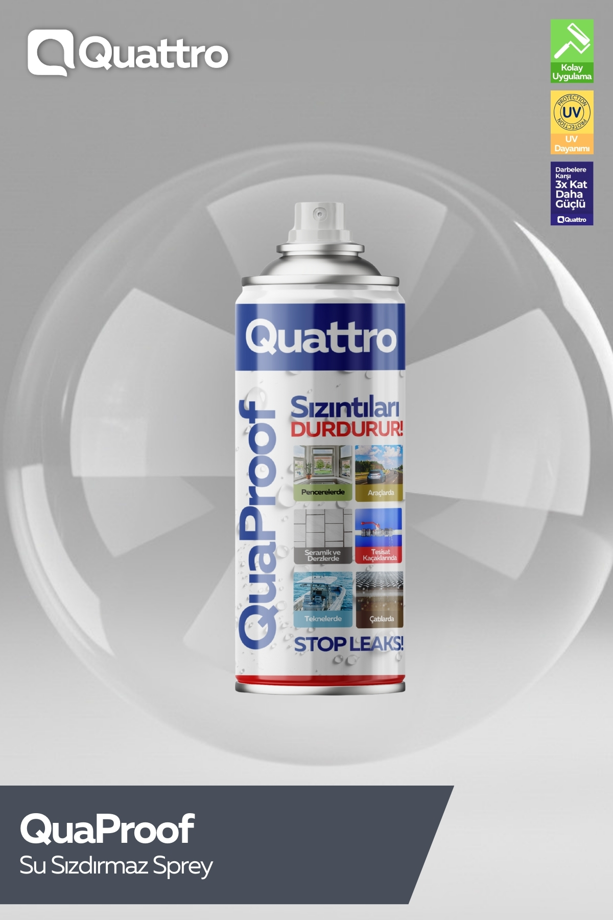 【CRDP 20%×10本 Full Cannabinoid Liquid】 Yeykim Quattro Quattro QuaProof Su Sızdırmaz Sprey 500ml - Fiyatı