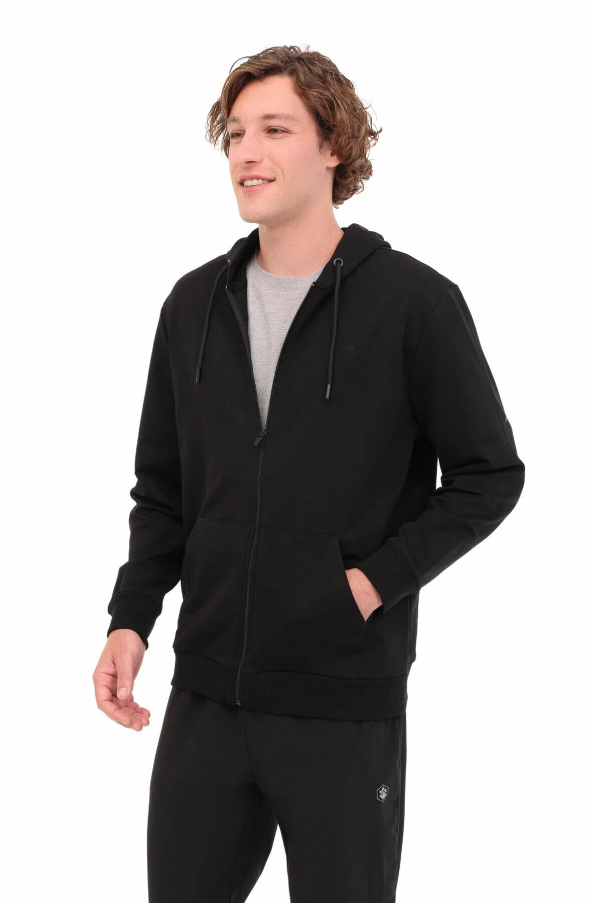 Lumberjack Mb Sn72 Fz Hod 5Pr Siyah Erkek Sweatshirt A102024358