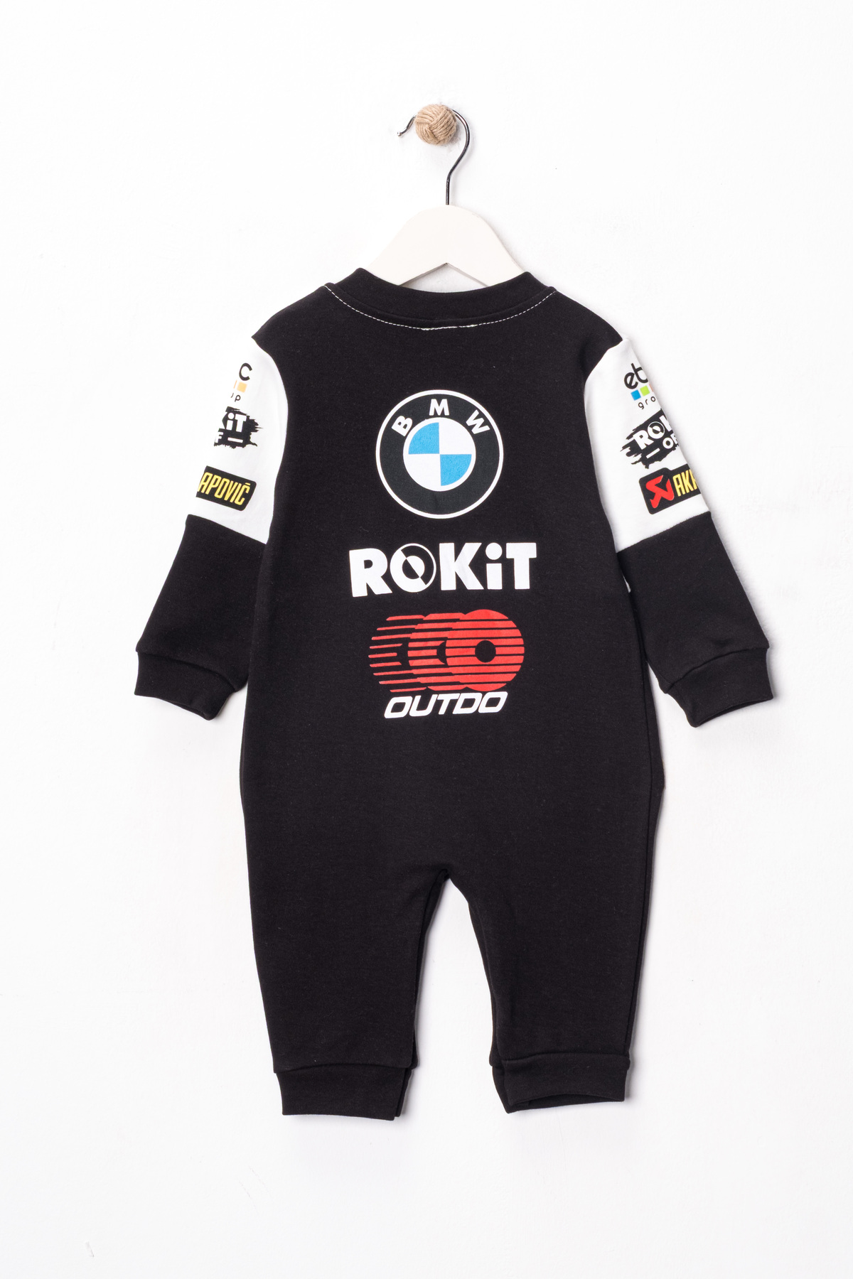 ILY Kids Baskılı Yarışcı Bebek Tulumu fotoğrafı 2 (önizleme)