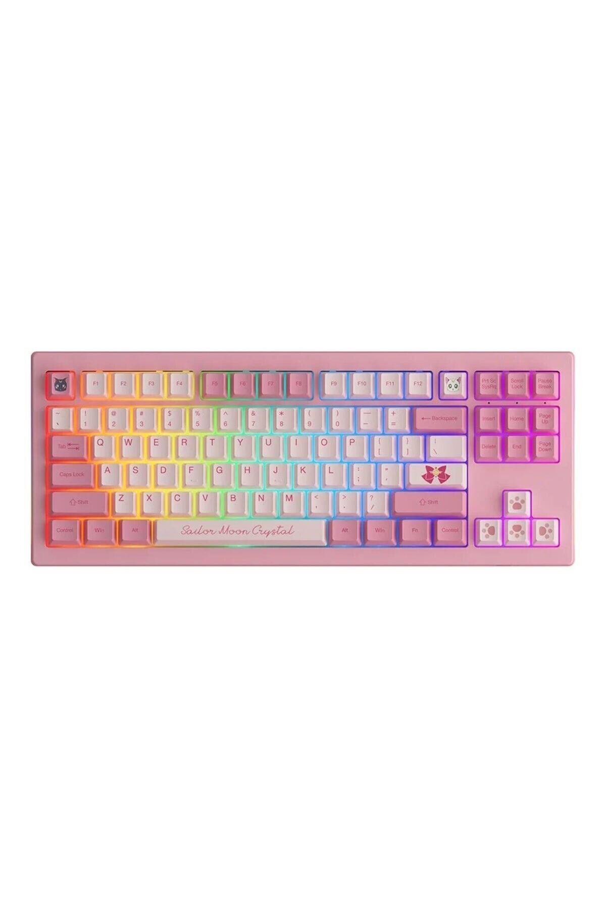 P.AR × P.willinckiicv.SailorMoon Select AKKO Sailor Moon Crystal 5087B V2 TKL RGB Kablosuz Hotswap Mekanik