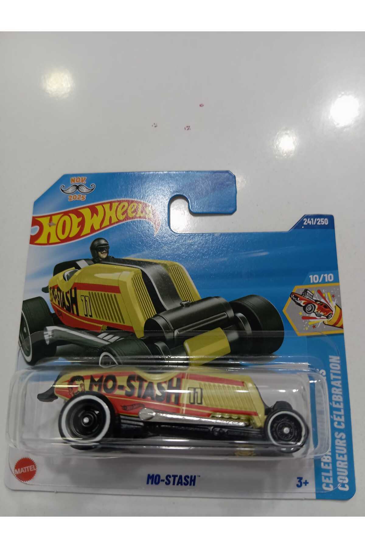 HOT WHEELS Mo - Stash 2025 P Case Bıyık Figürlü Araba - Fiyatı
