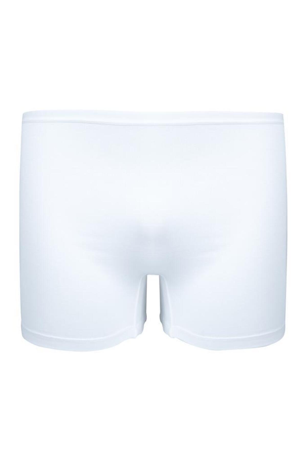 Bolero Kadın Bambu 1'li Boxer Beyaz