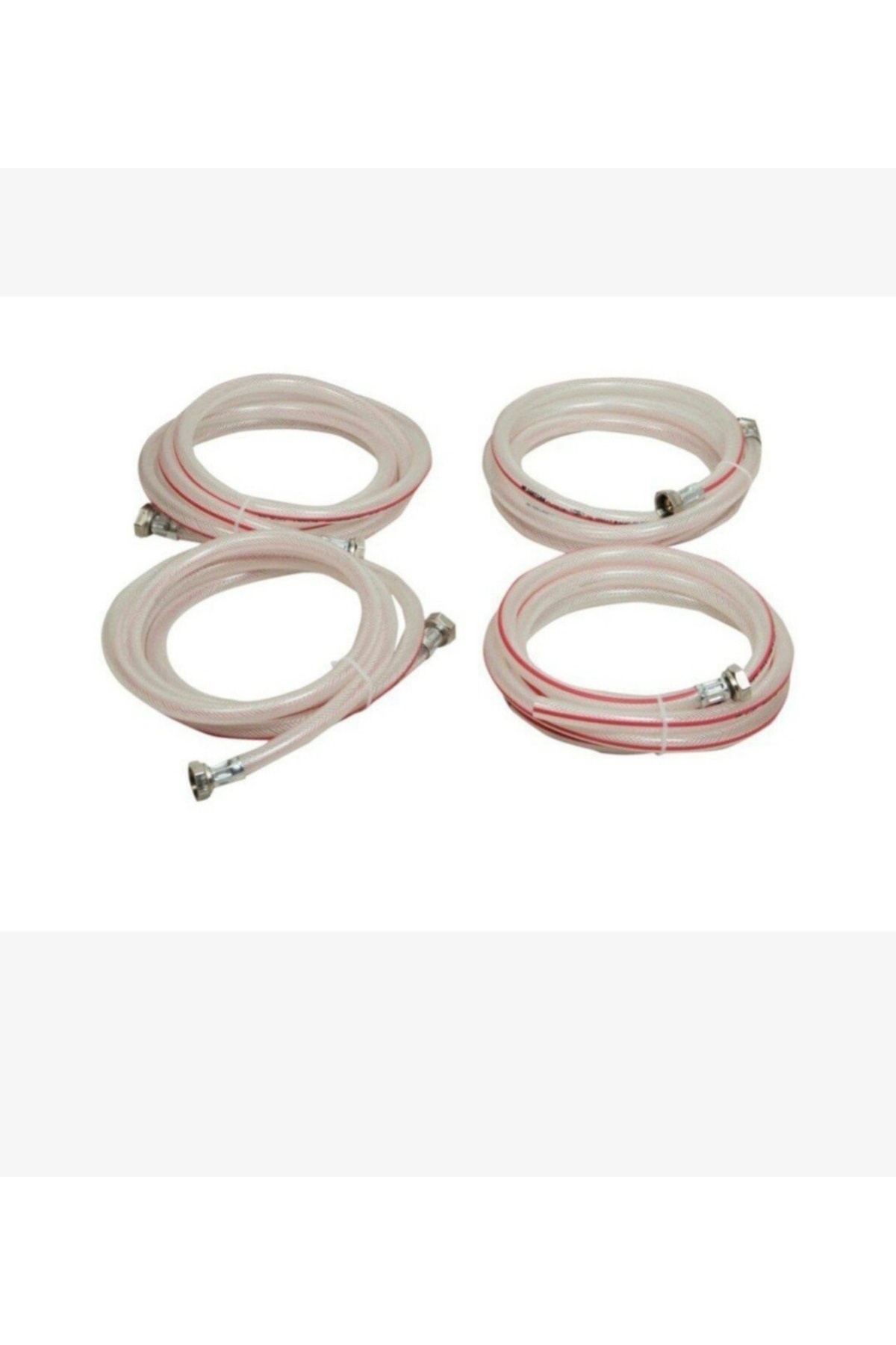 Gazişehir Makina Petek temizleme makinesi hortumu 4 adet 3 mt 3/4 girişli pirinç rekorlu örgülü