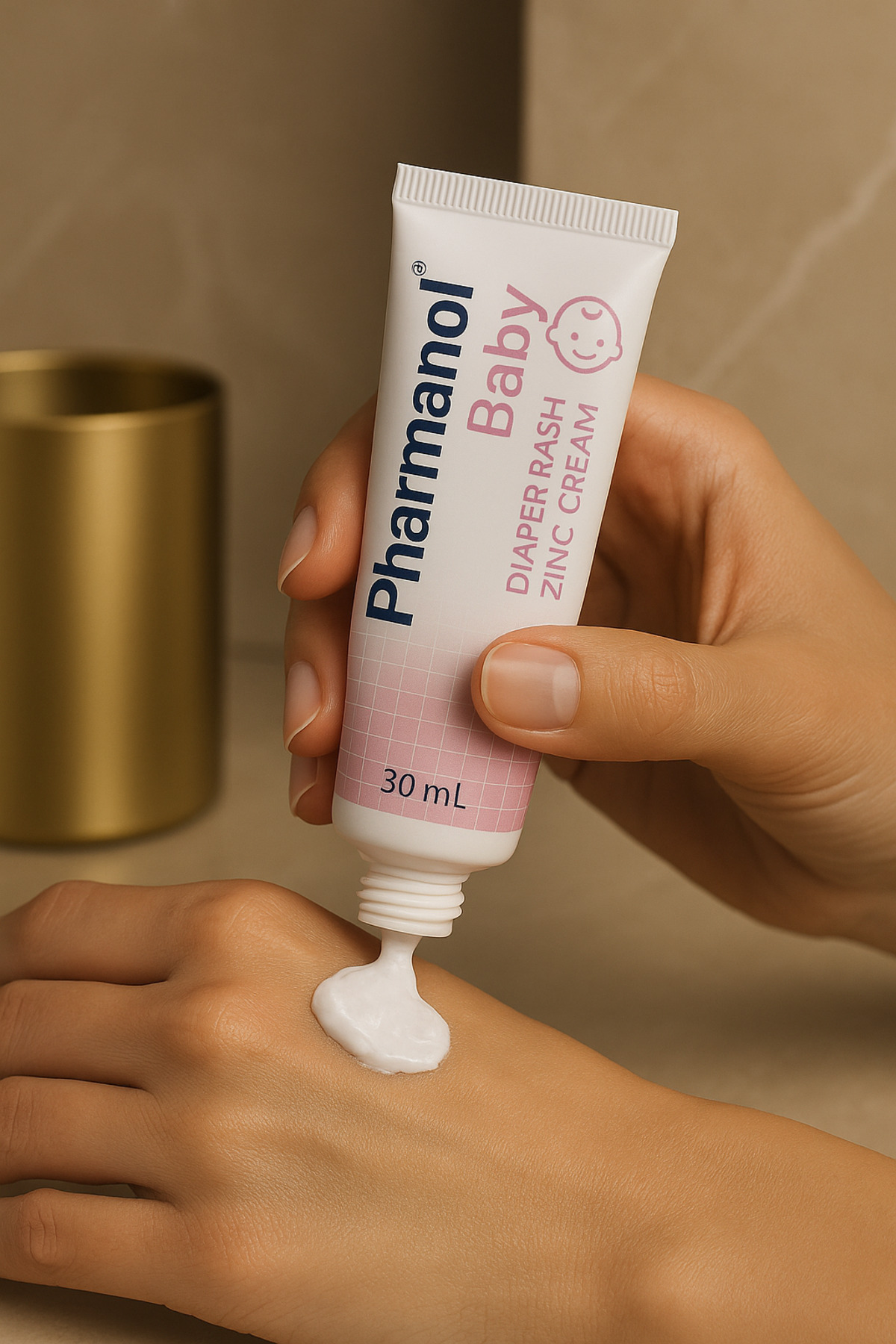 PHARMANOL Doğal Bebek Pişik Önleyici Ve Rahatlatıcı Nemlendirici - Hassas Cilt - Pişik Merhemi 30 ml x 2adet fotoğrafı 3 (önizleme)
