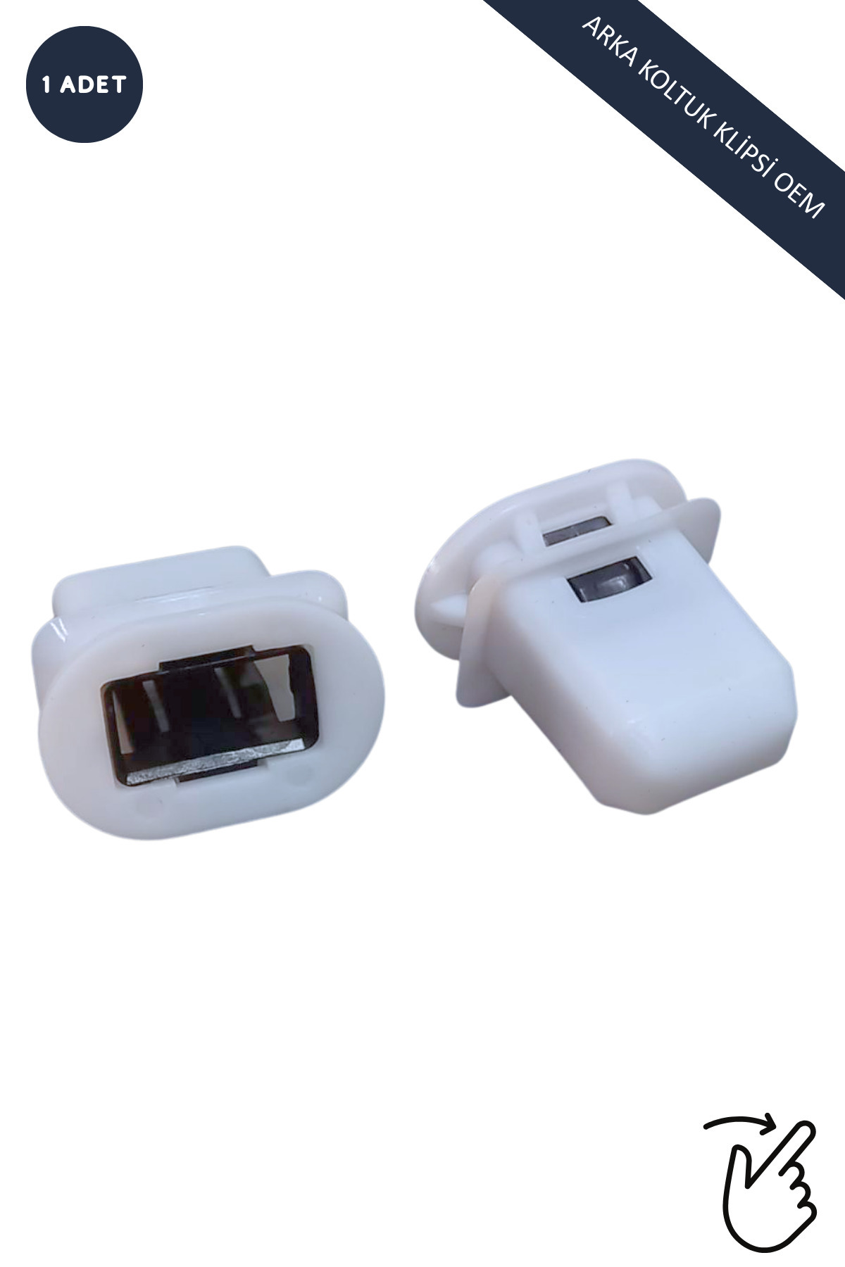 MEFAUTO Arka Koltuk Klipsi Opel Astra J Vectra C Insıgnıa Chevrolet Cruze Aveo Uyumlu (1 Adet)